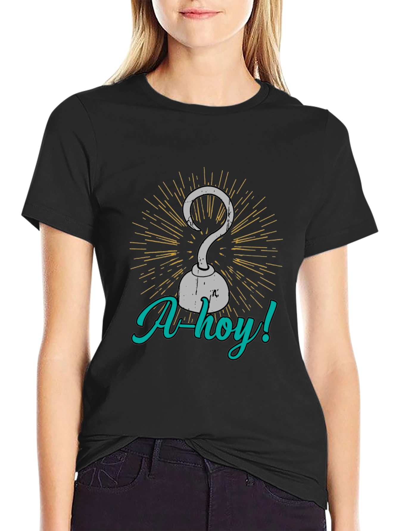 Pirate Hook Graphic Tee - Ahoy! T-Shirt