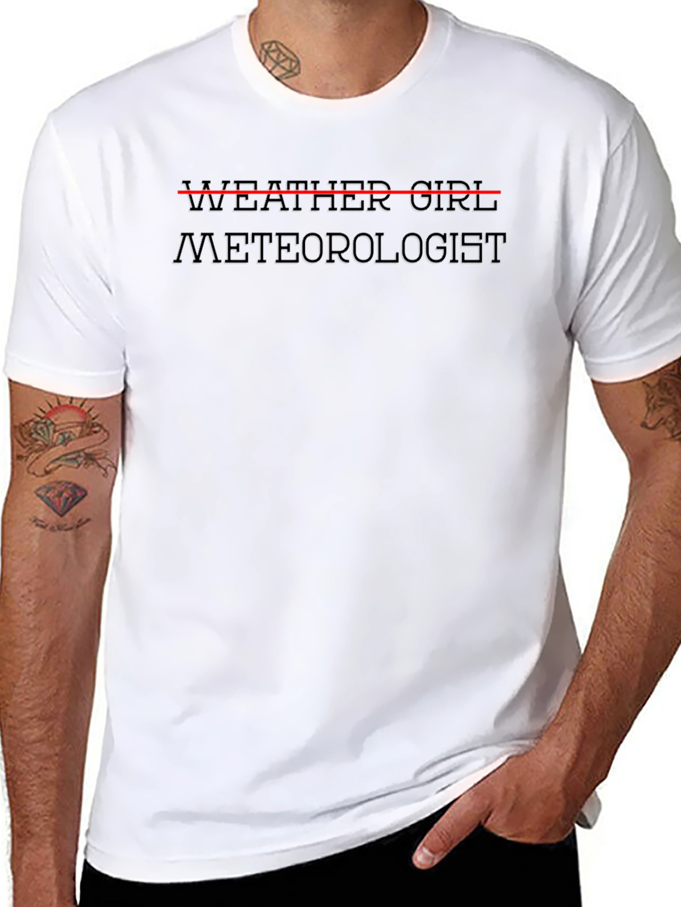 Weather Girl Meteorologist Tee