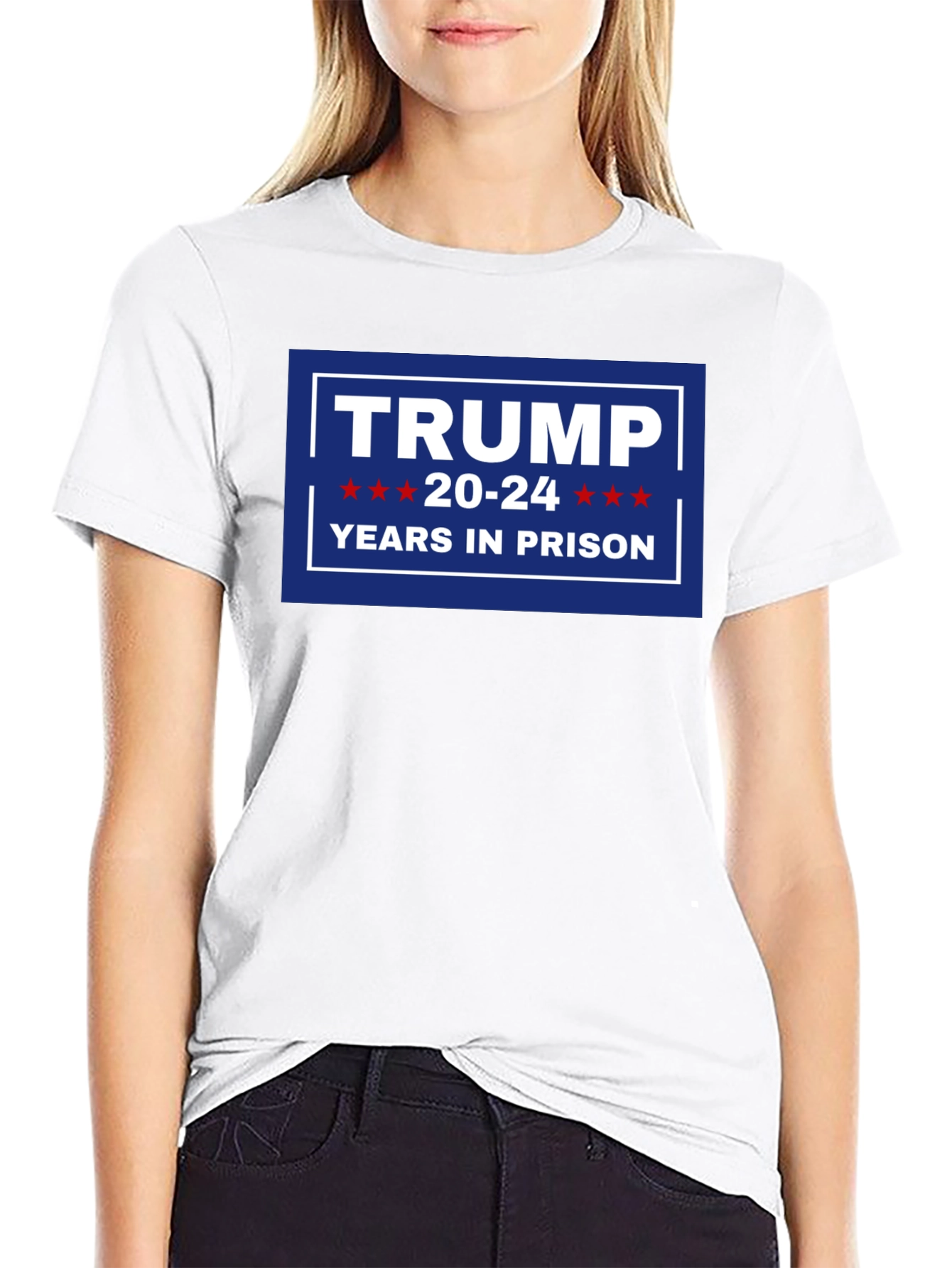 Trump 20-24 Years in Prison Black T-Shirt