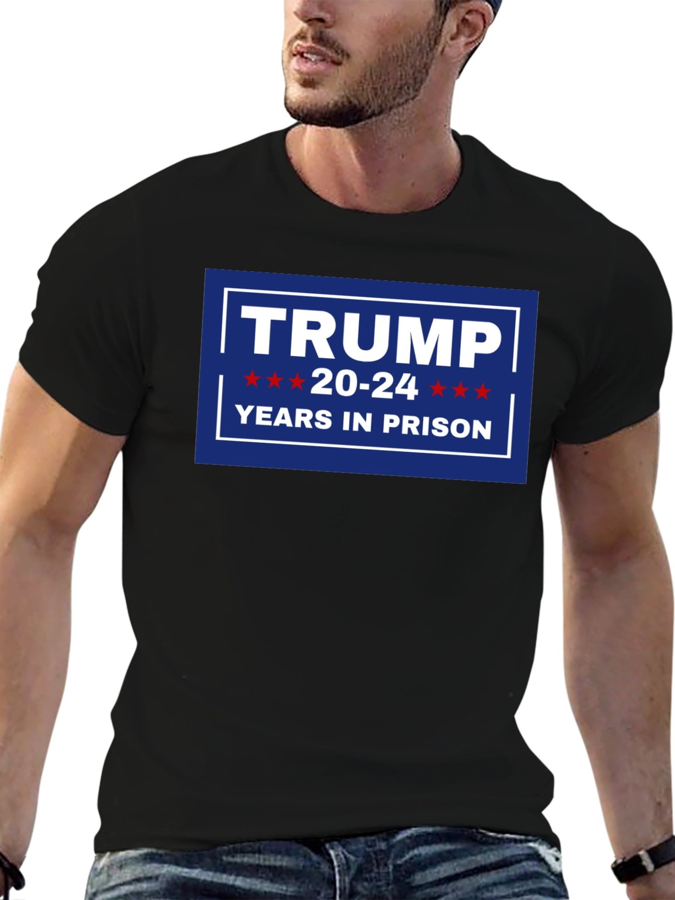 Trump 20-24 Years in Prison Black T-Shirt