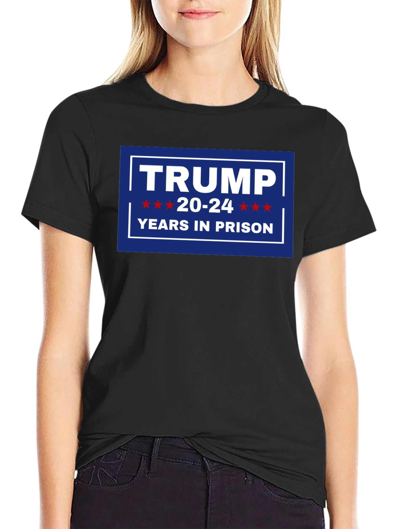 Trump 20-24 Years in Prison Black T-Shirt