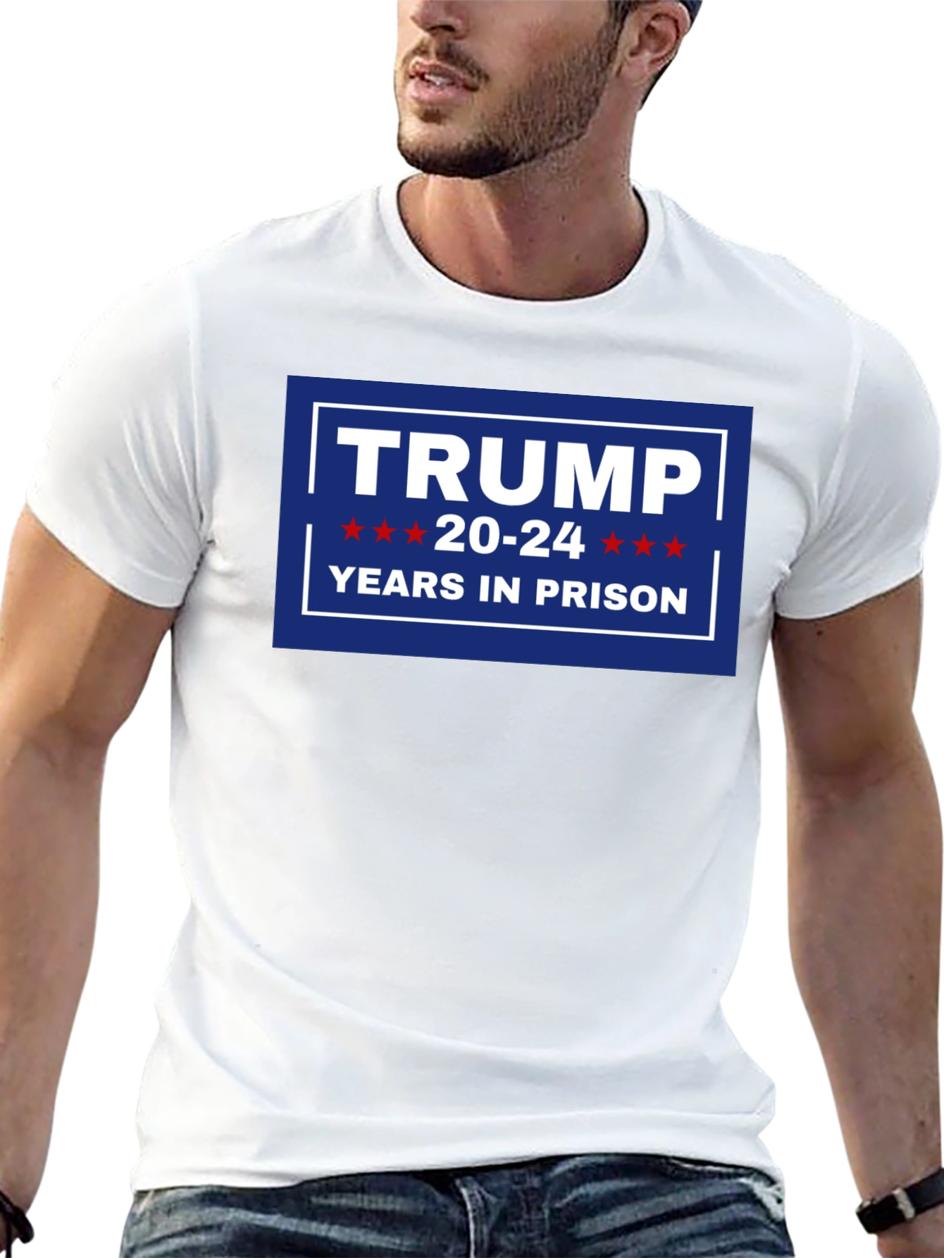 Trump 20-24 Years in Prison Black T-Shirt