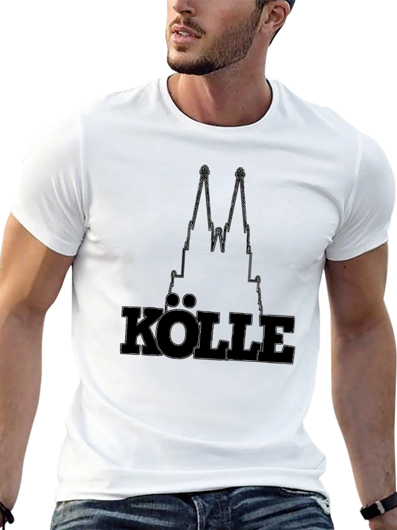 Köln Cathedral T-Shirt - Black