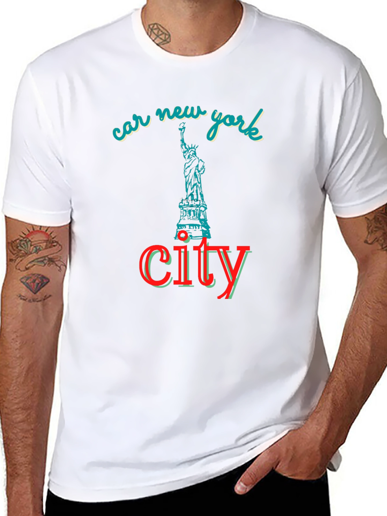 New York City Statue of Liberty Graphic Tee