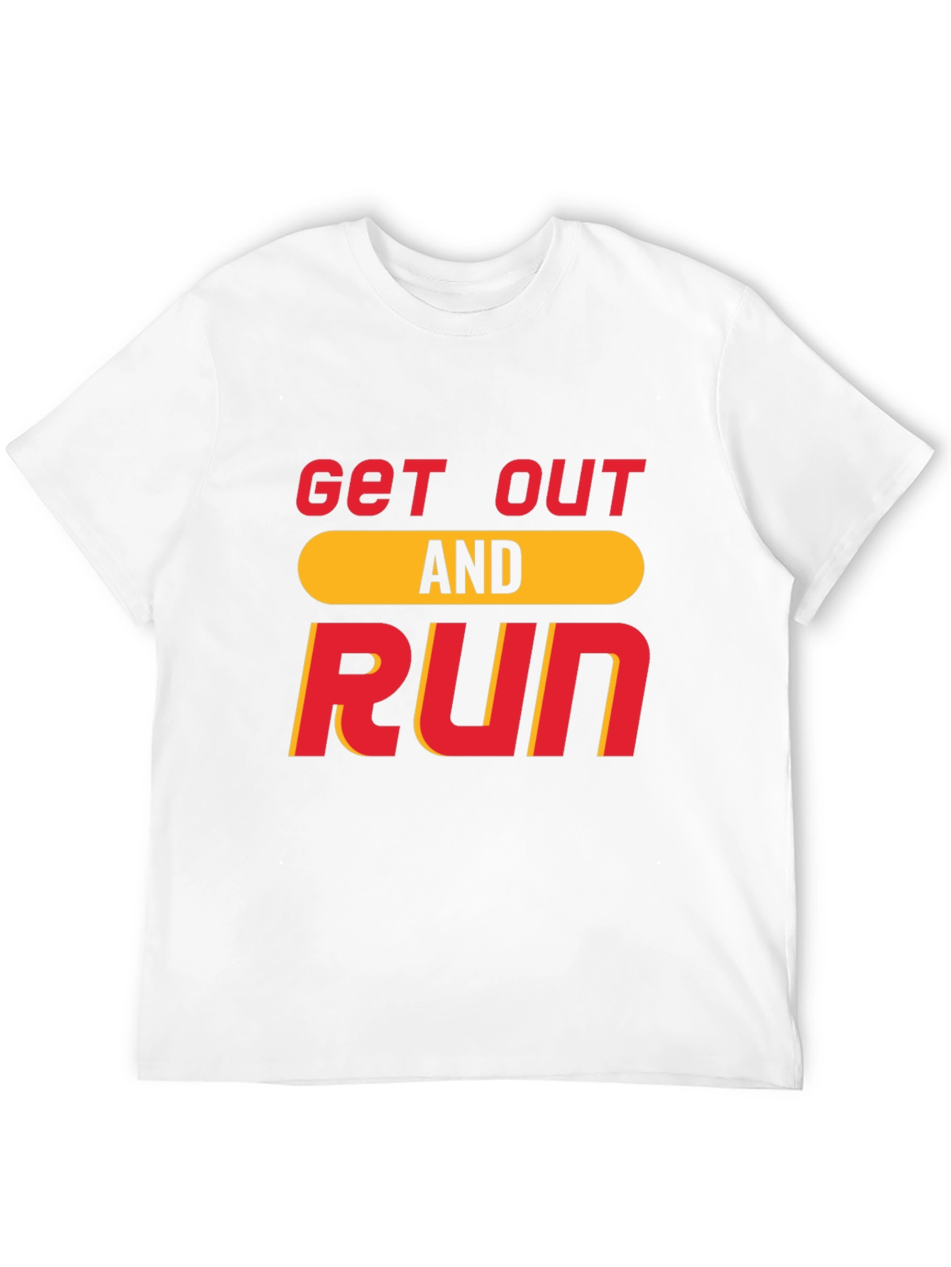 Get Out And Run T-Shirt Black