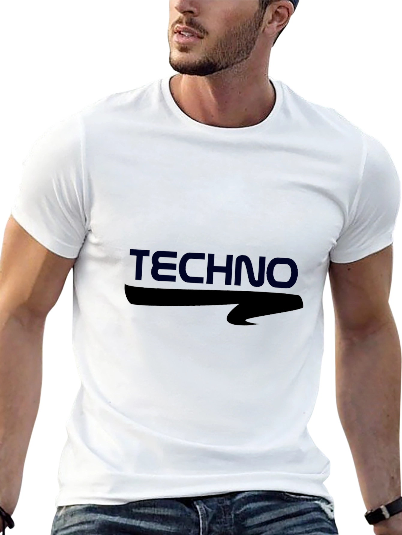 Techno Graphic Tee - Stylish Comfort