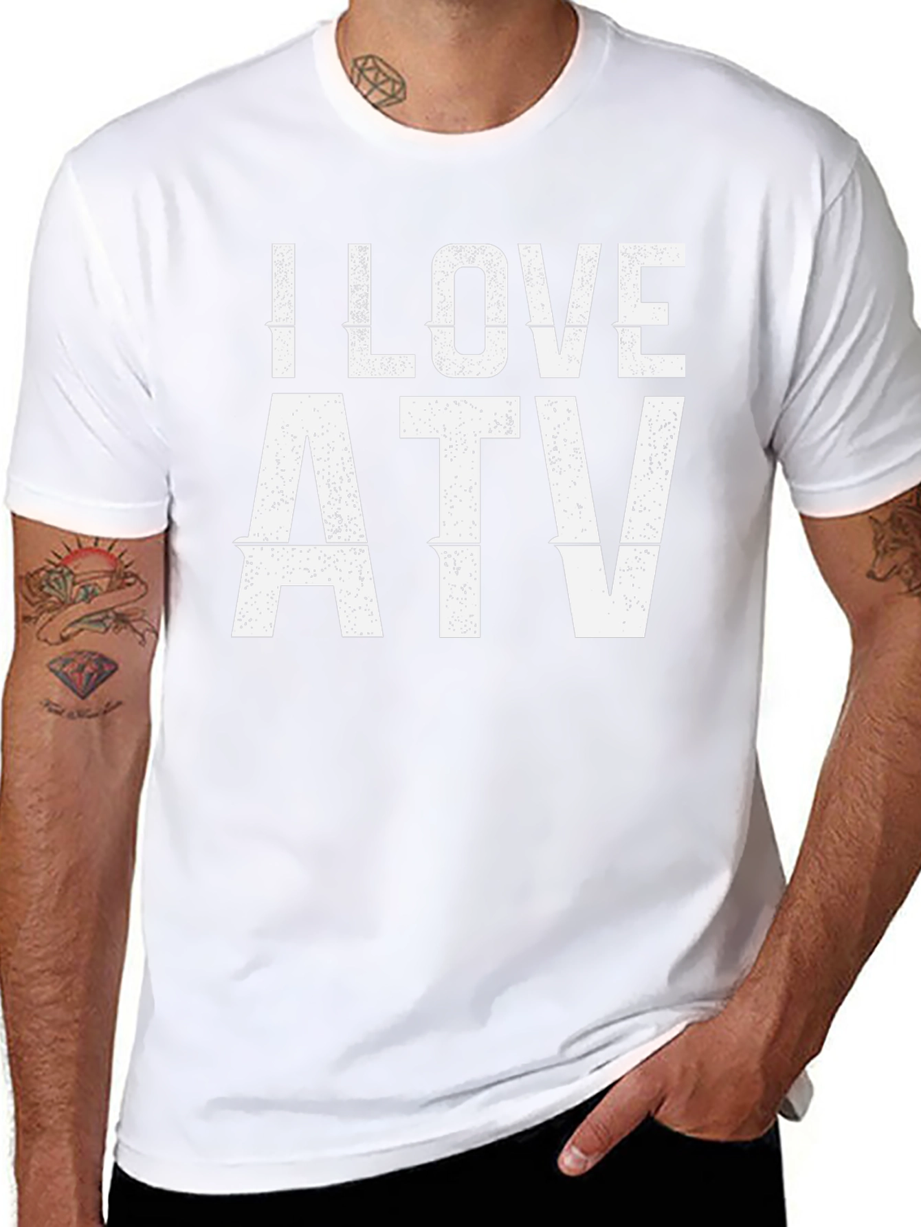 I Love ATV Graphic T-Shirt