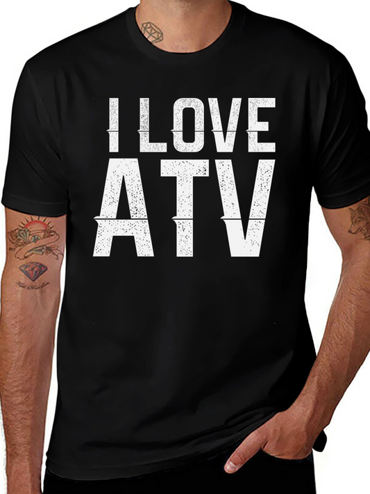 I Love ATV Graphic T-Shirt