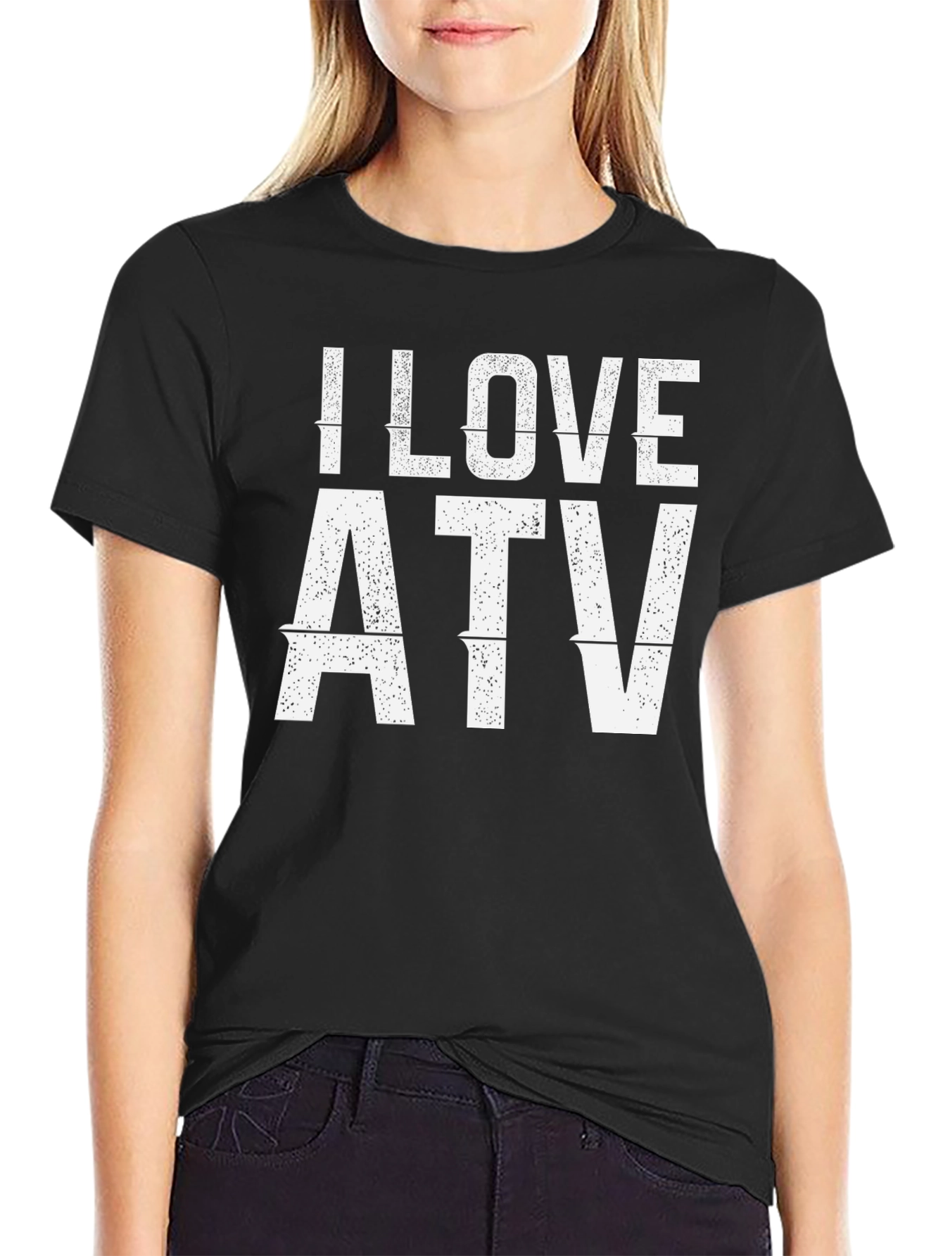 I Love ATV Graphic T-Shirt