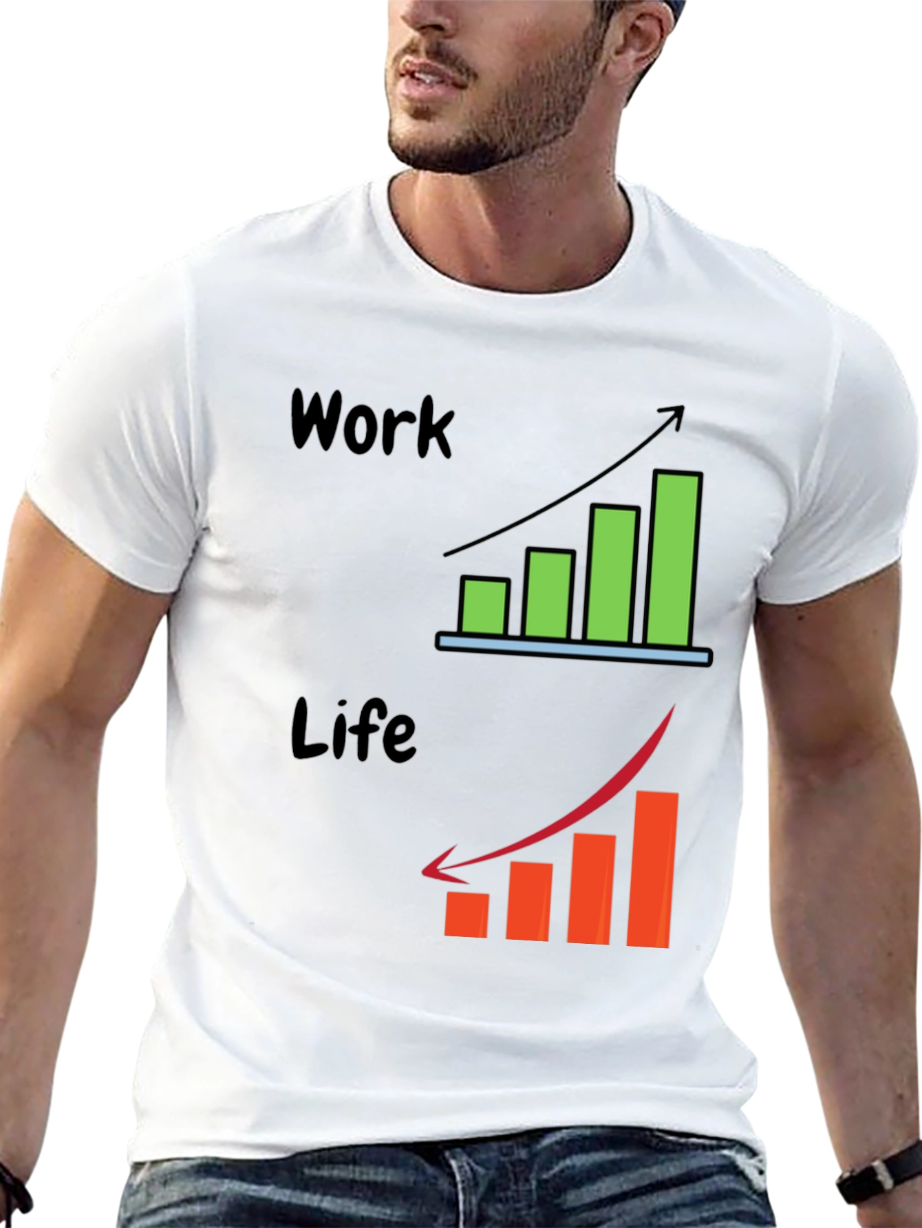 Work Life Balance Graphic T-Shirt
