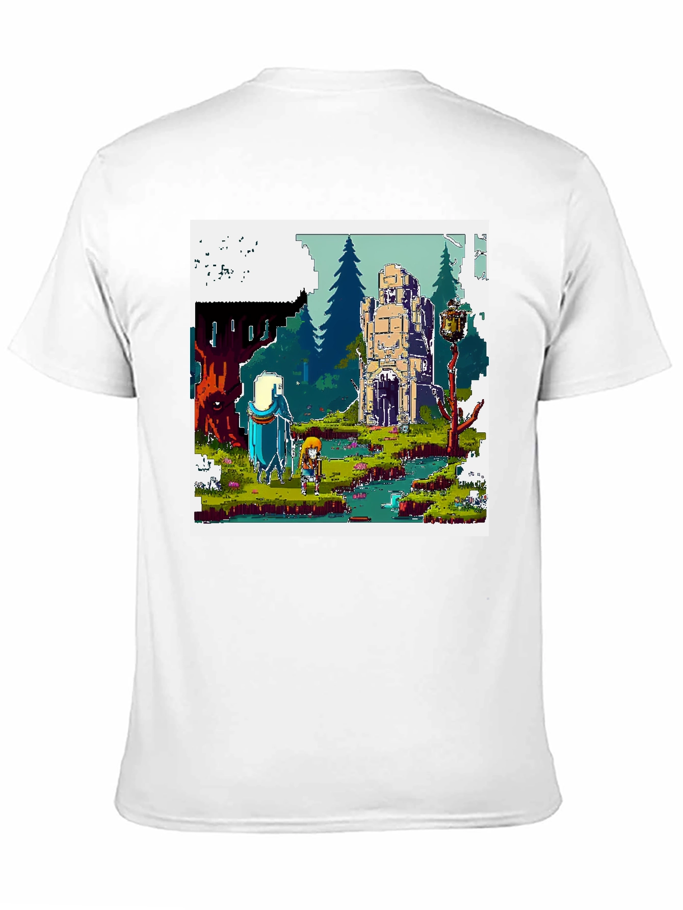 Pixel Art Adventure Tee - Retro Gaming Style