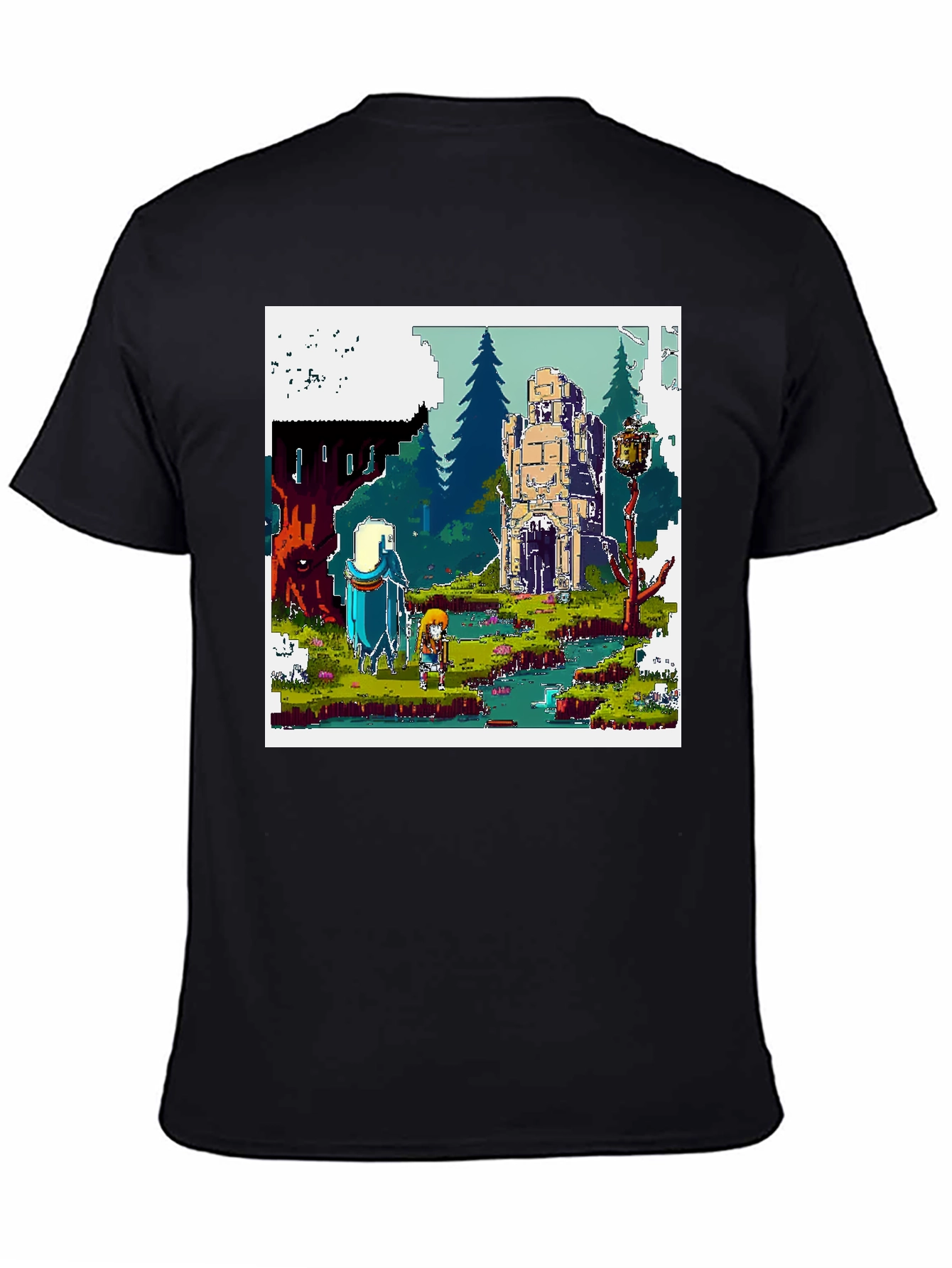 Pixel Art Adventure Tee - Retro Gaming Style