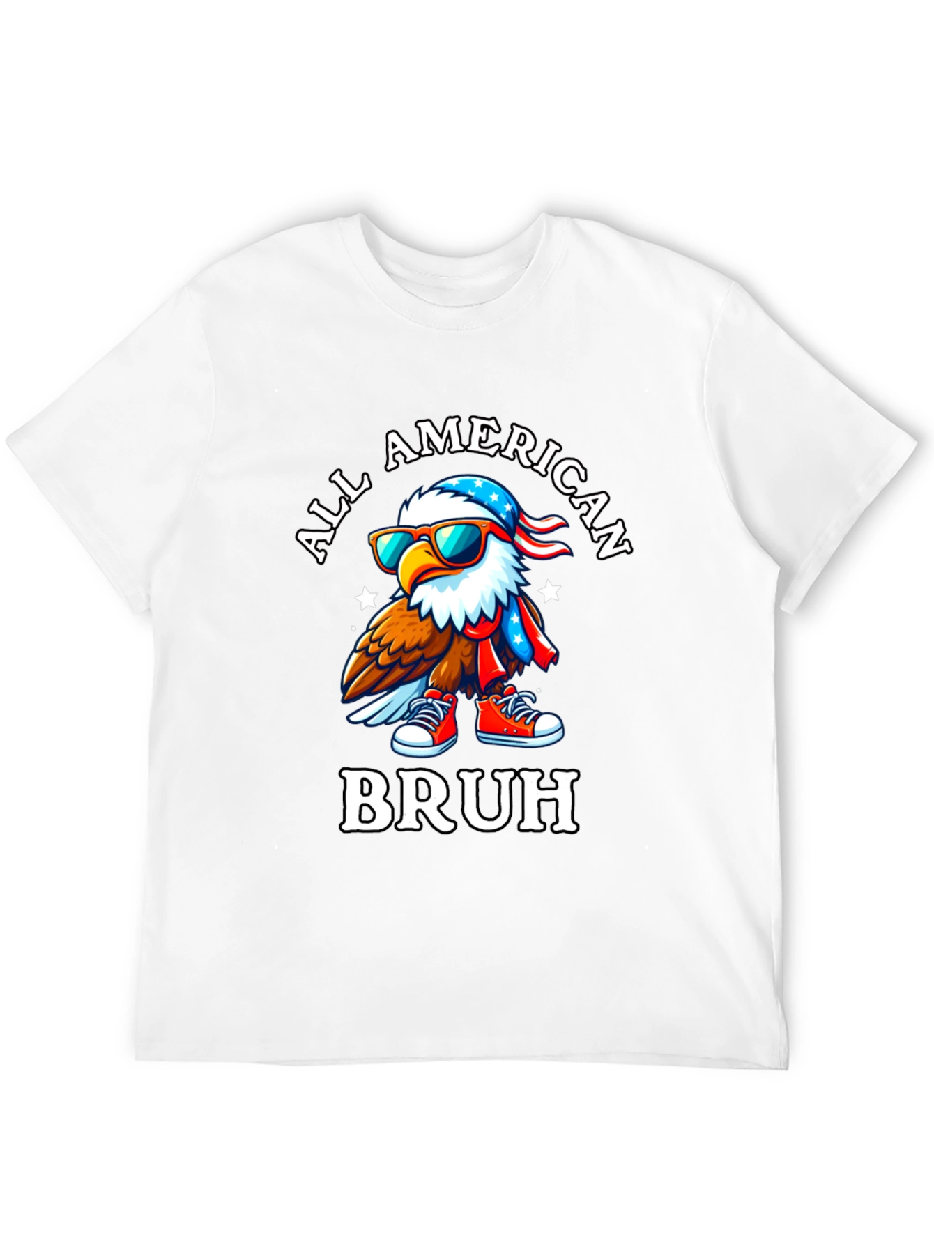 All American Bruh Graphic T-Shirt