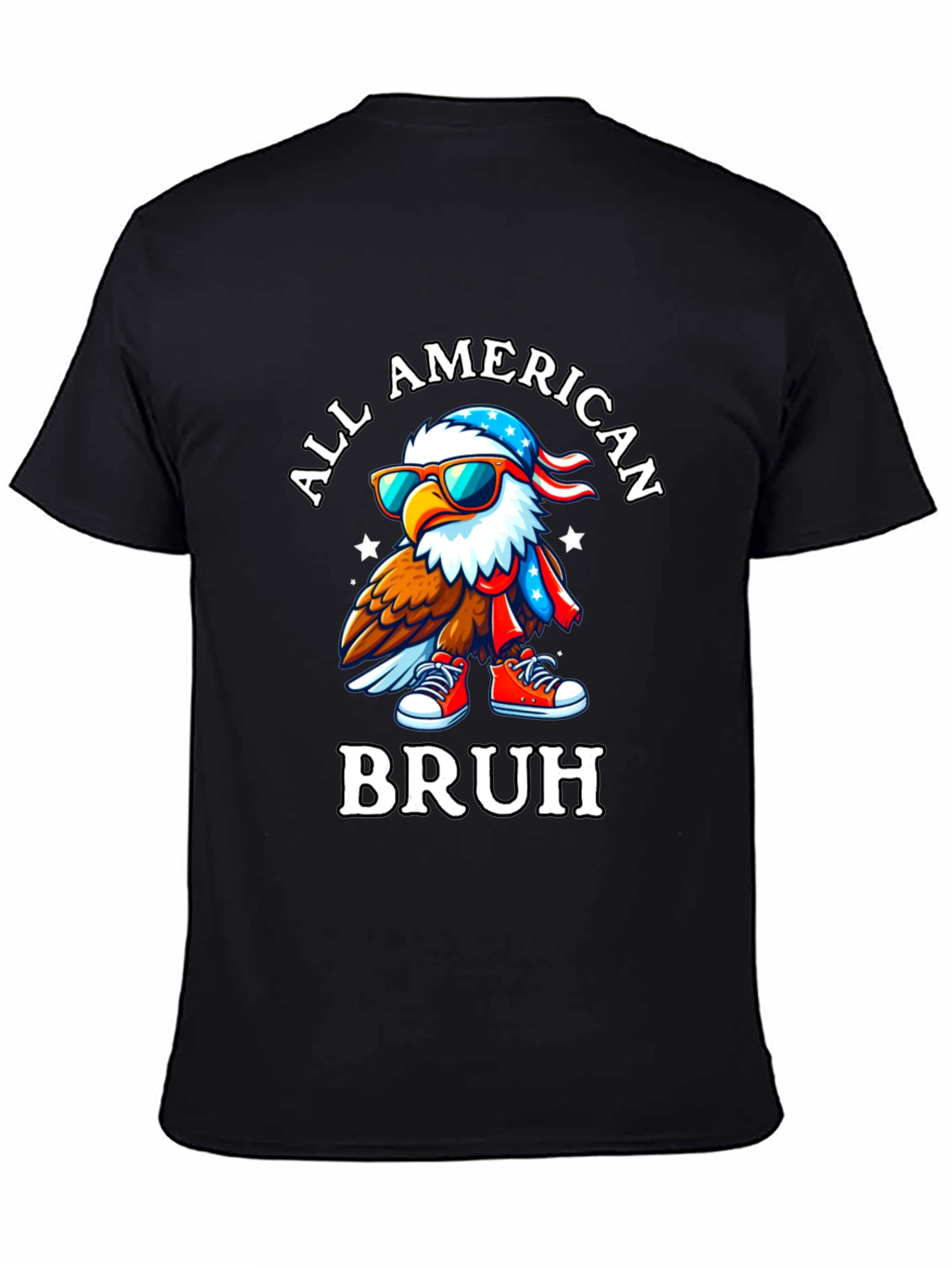 All American Bruh Graphic T-Shirt