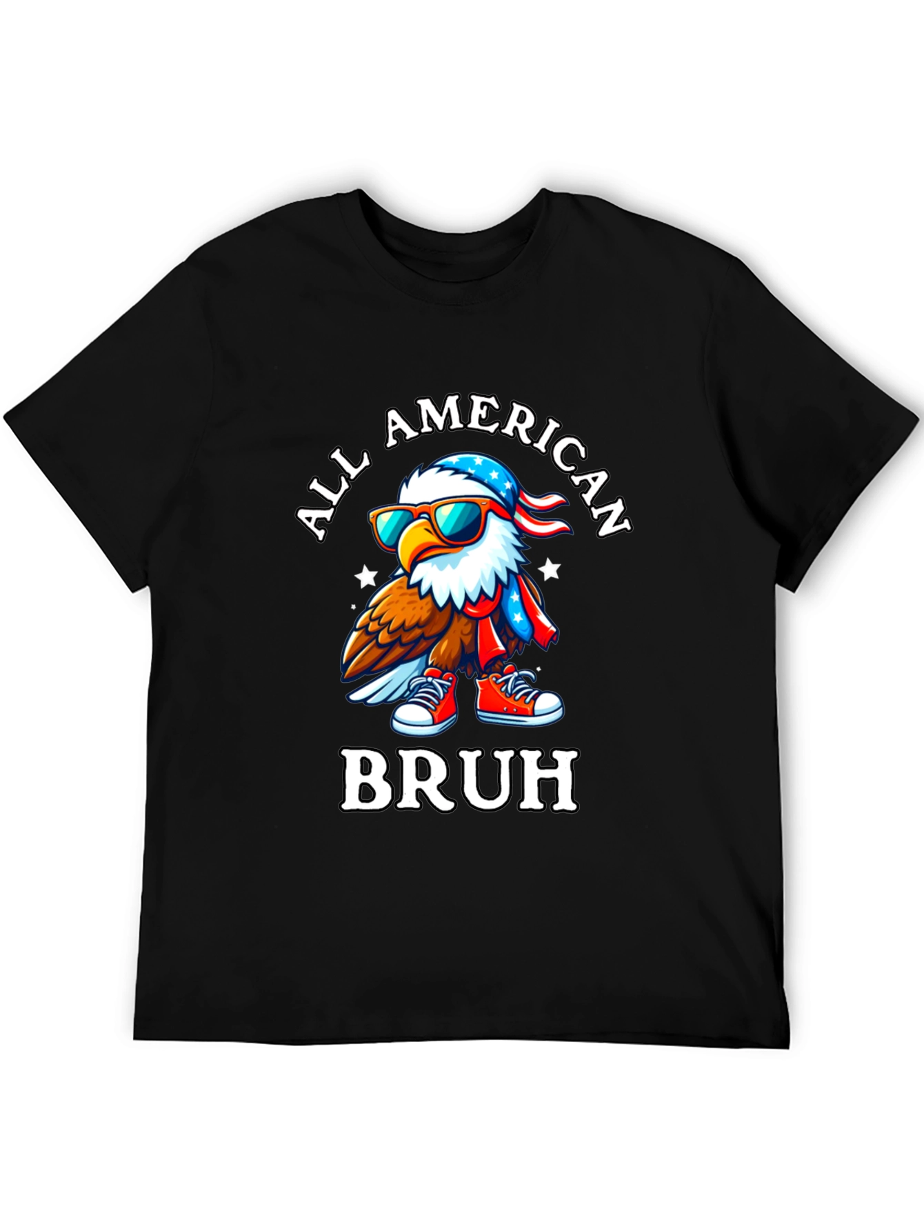 All American Bruh Graphic T-Shirt