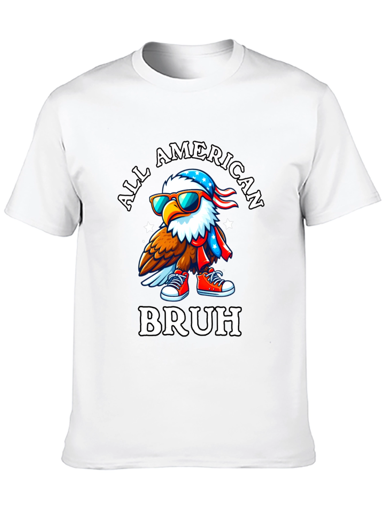 All American Bruh Graphic T-Shirt