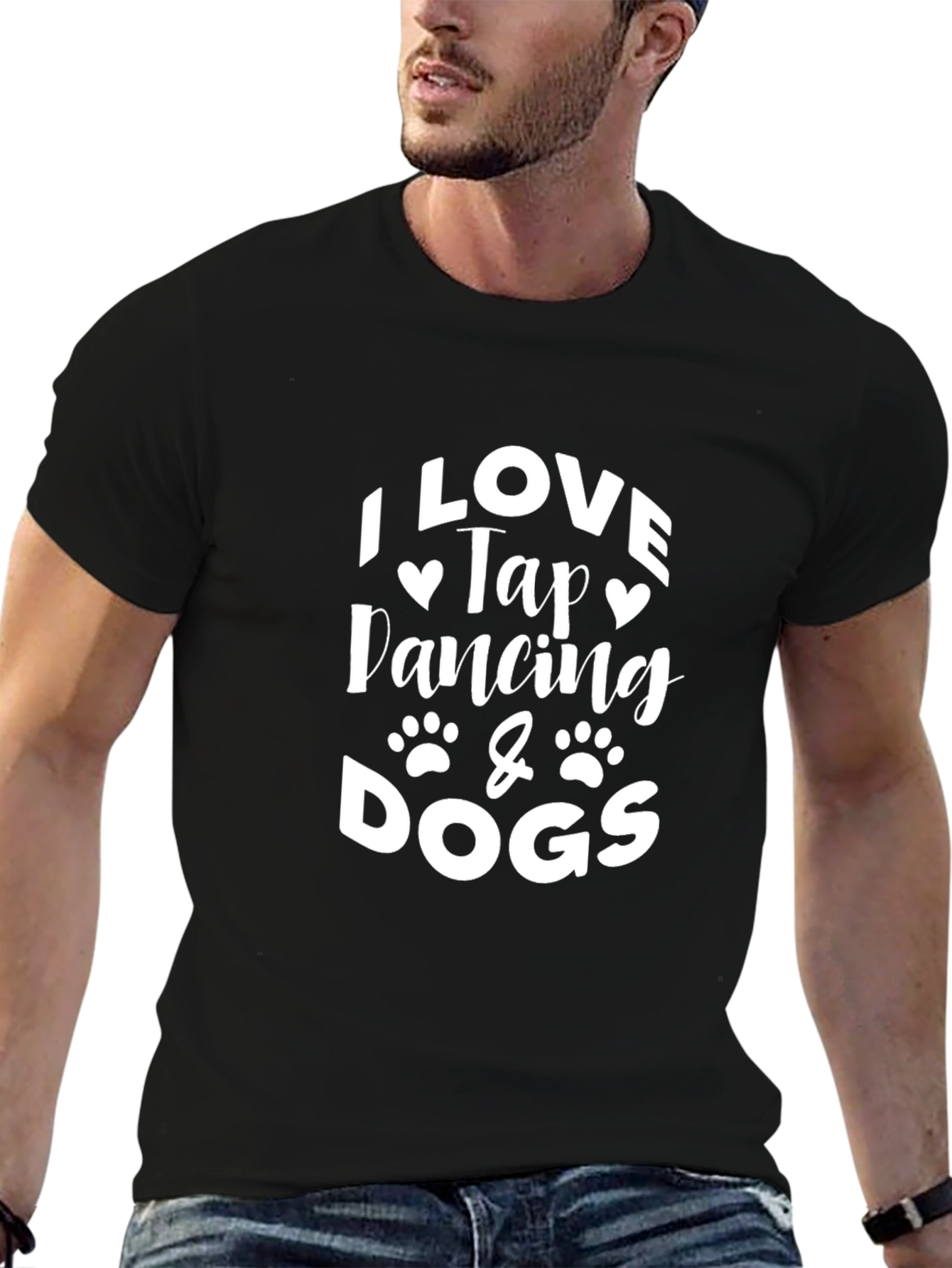 I Love Tap Dancing & Dogs Graphic T-Shirt