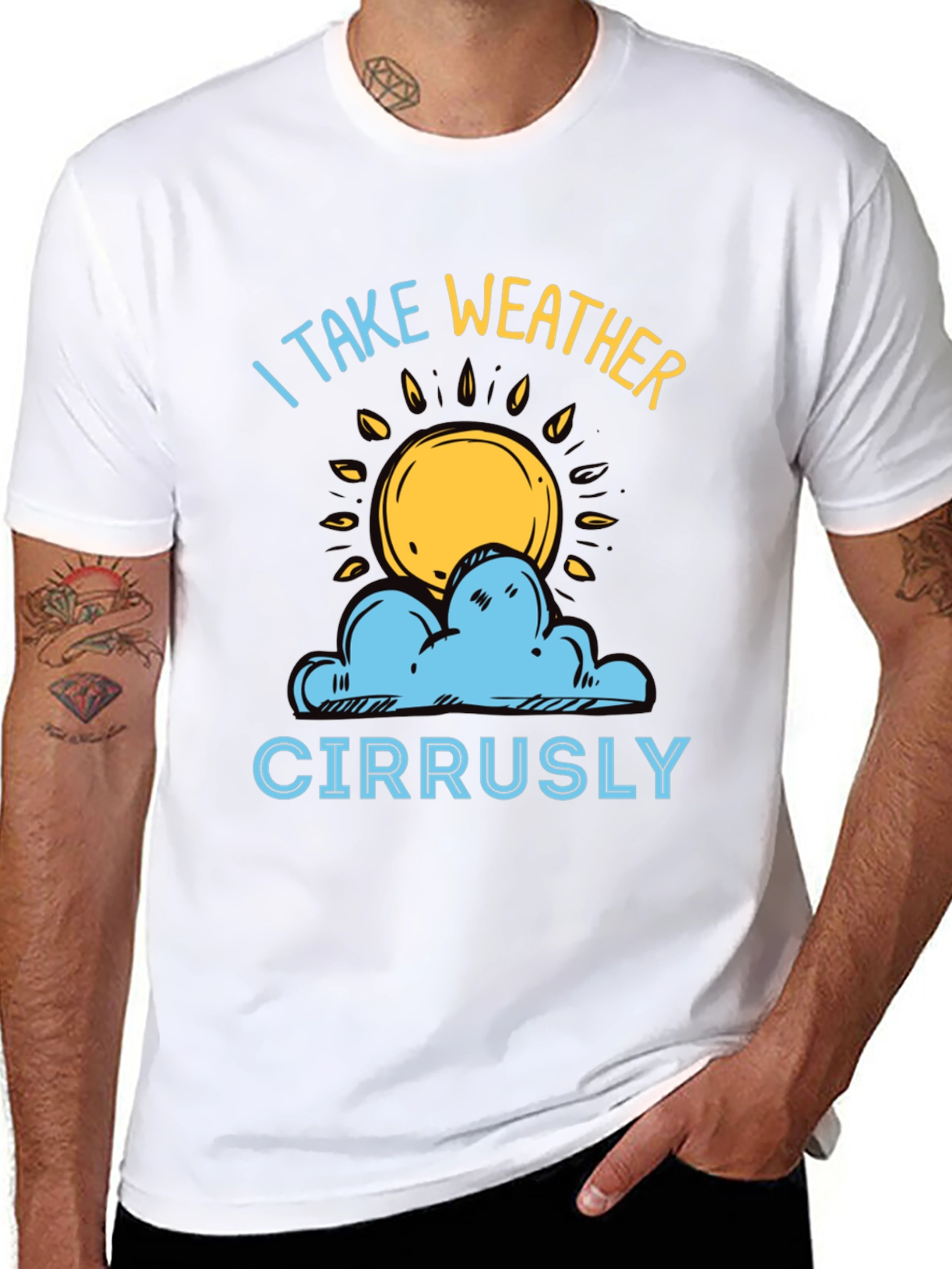 Weather Pun T-Shirt - I Take Weather Cirrusly