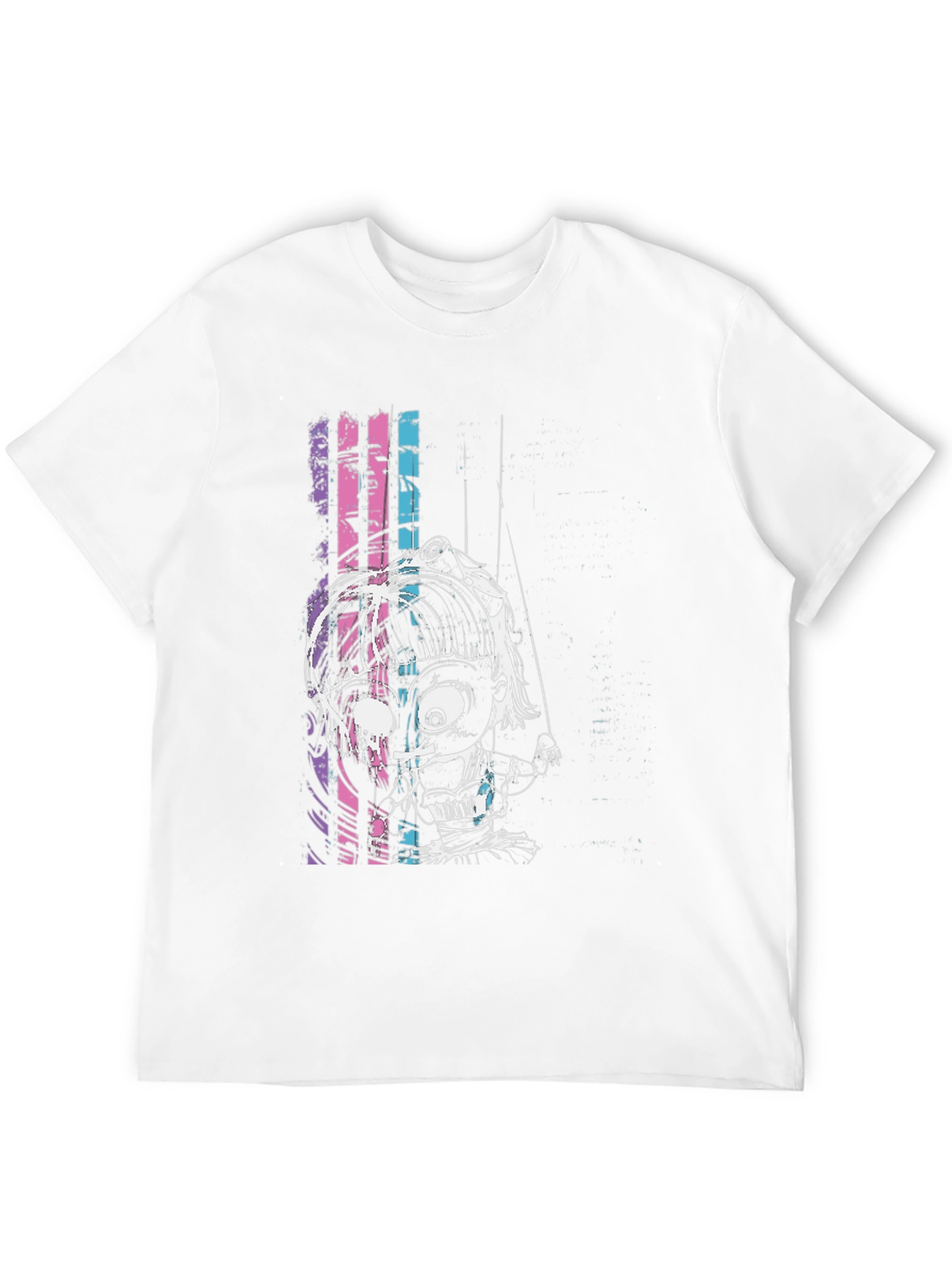 Creepy Puppet Graphic Tee - Unique Design