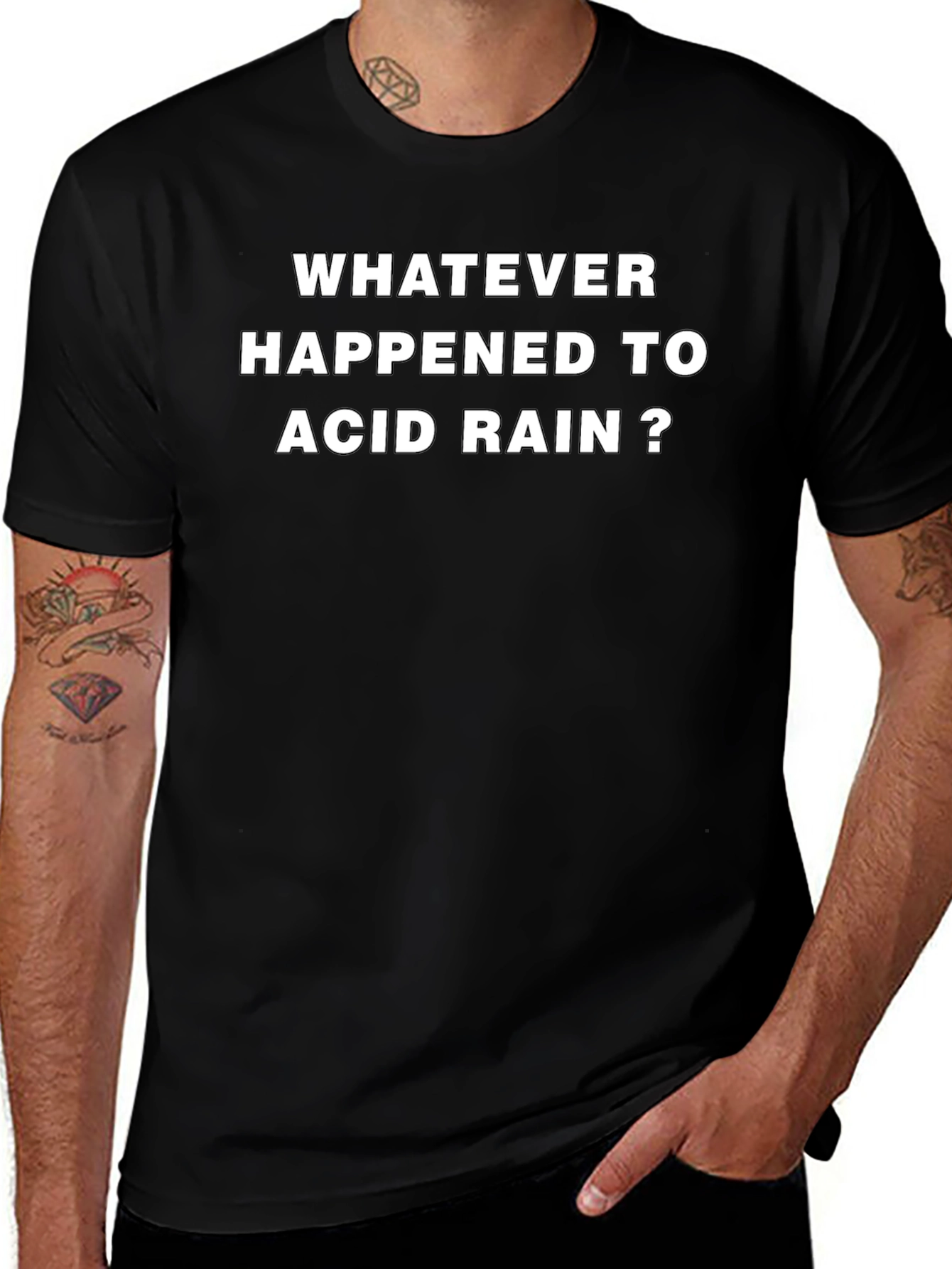 Acid Rain Graphic Tee - Sarcastic Novelty T-Shirt