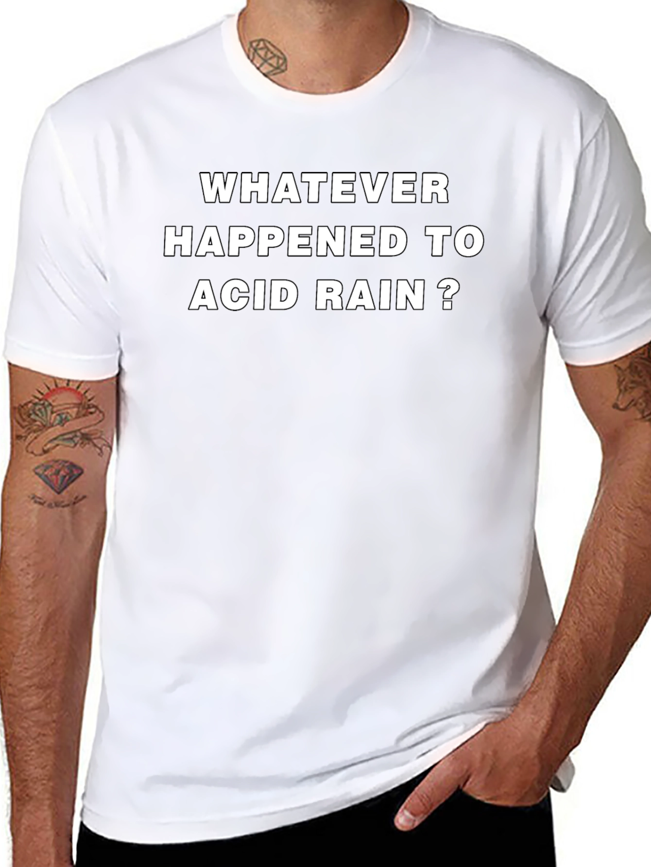 Acid Rain Graphic Tee - Sarcastic Novelty T-Shirt