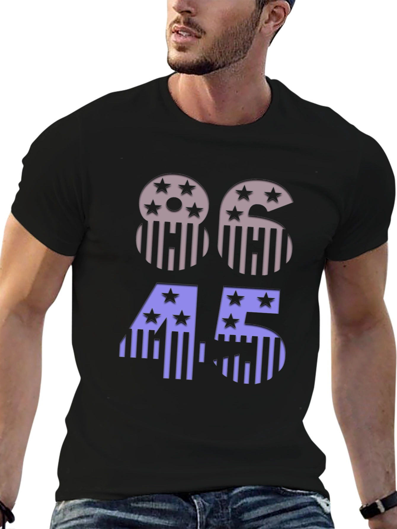 86 45 T-Shirt - Anti-Trump Political Tee