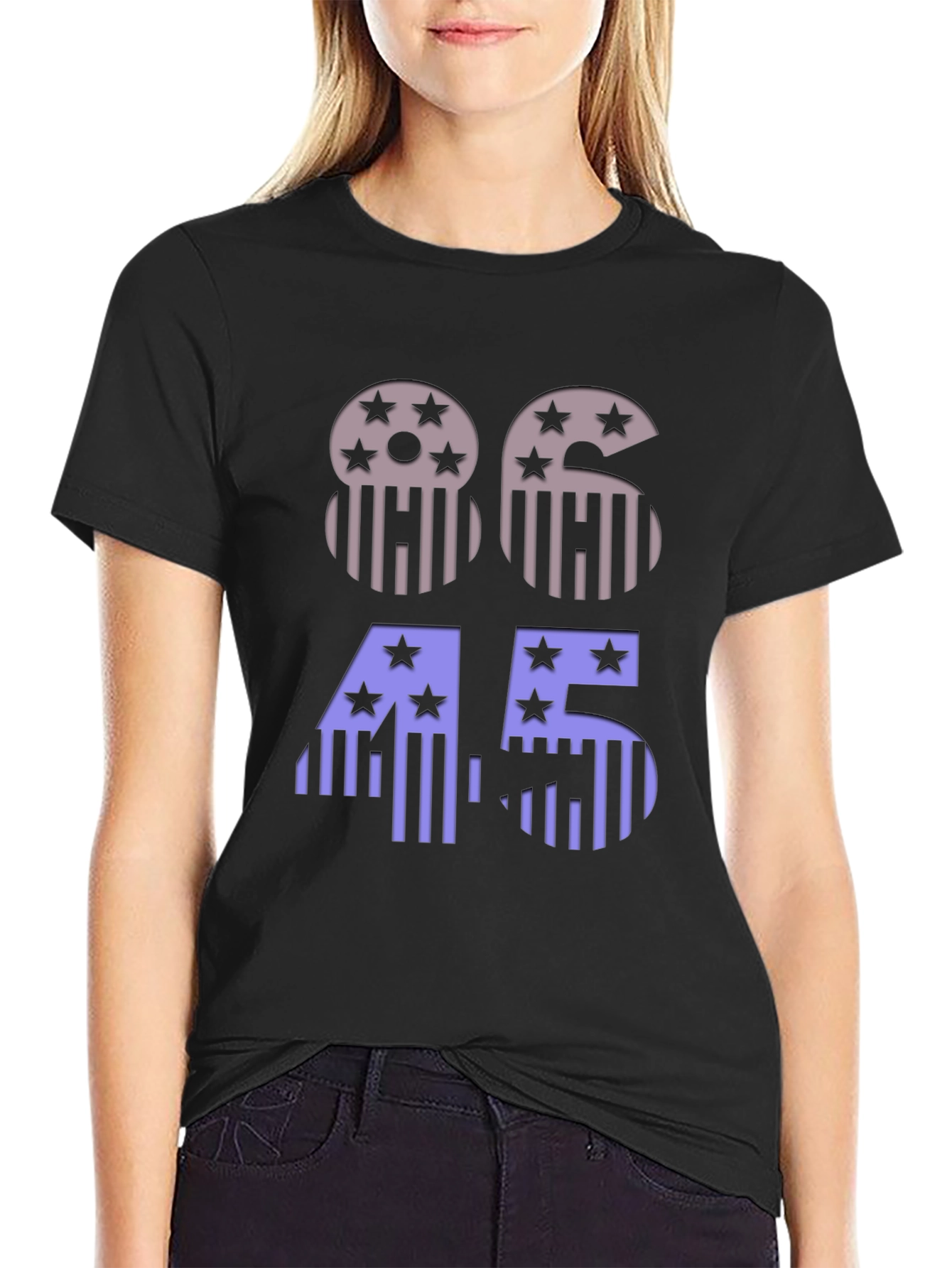 86 45 T-Shirt - Anti-Trump Political Tee