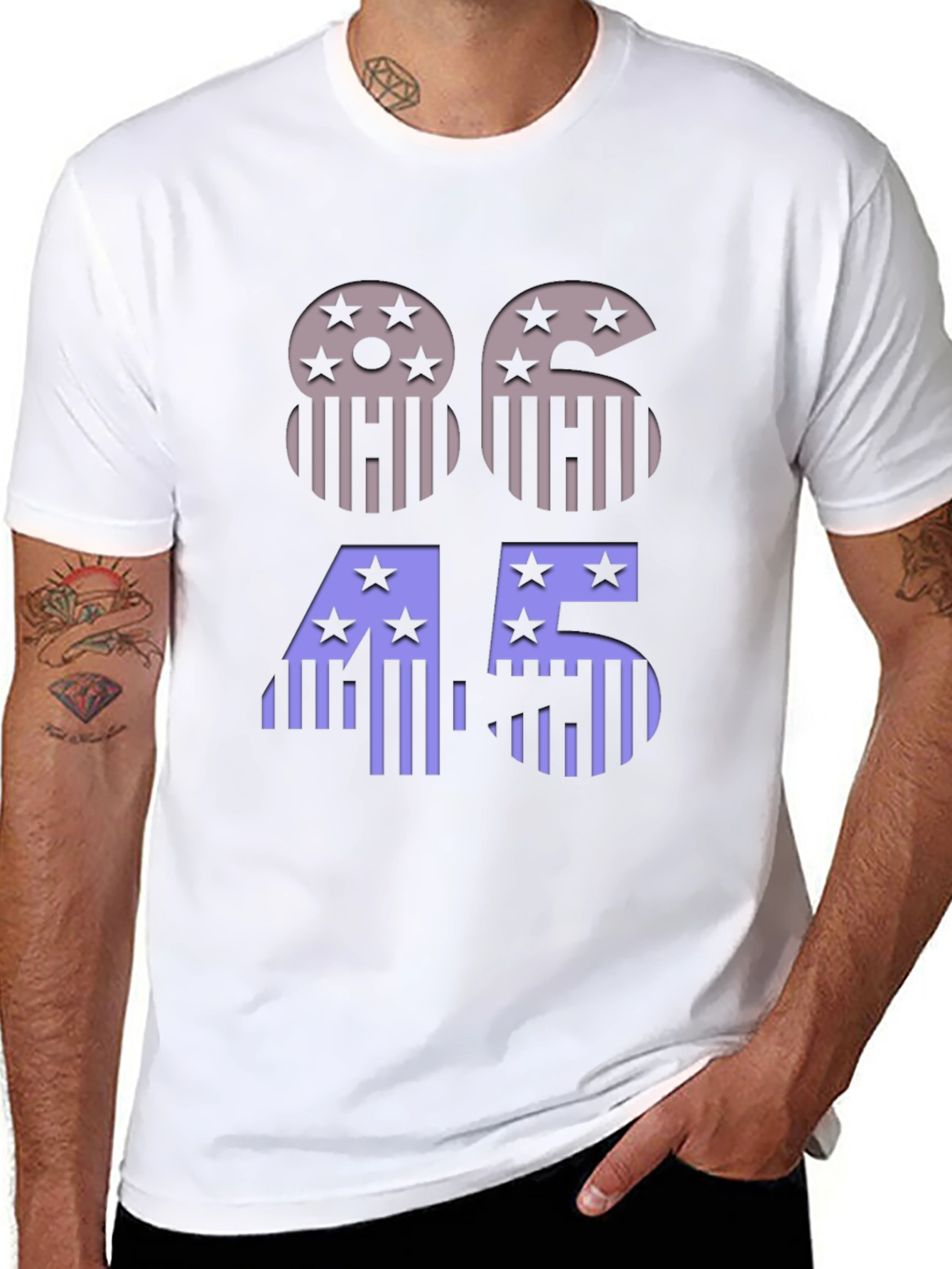 86 45 T-Shirt - Anti-Trump Political Tee