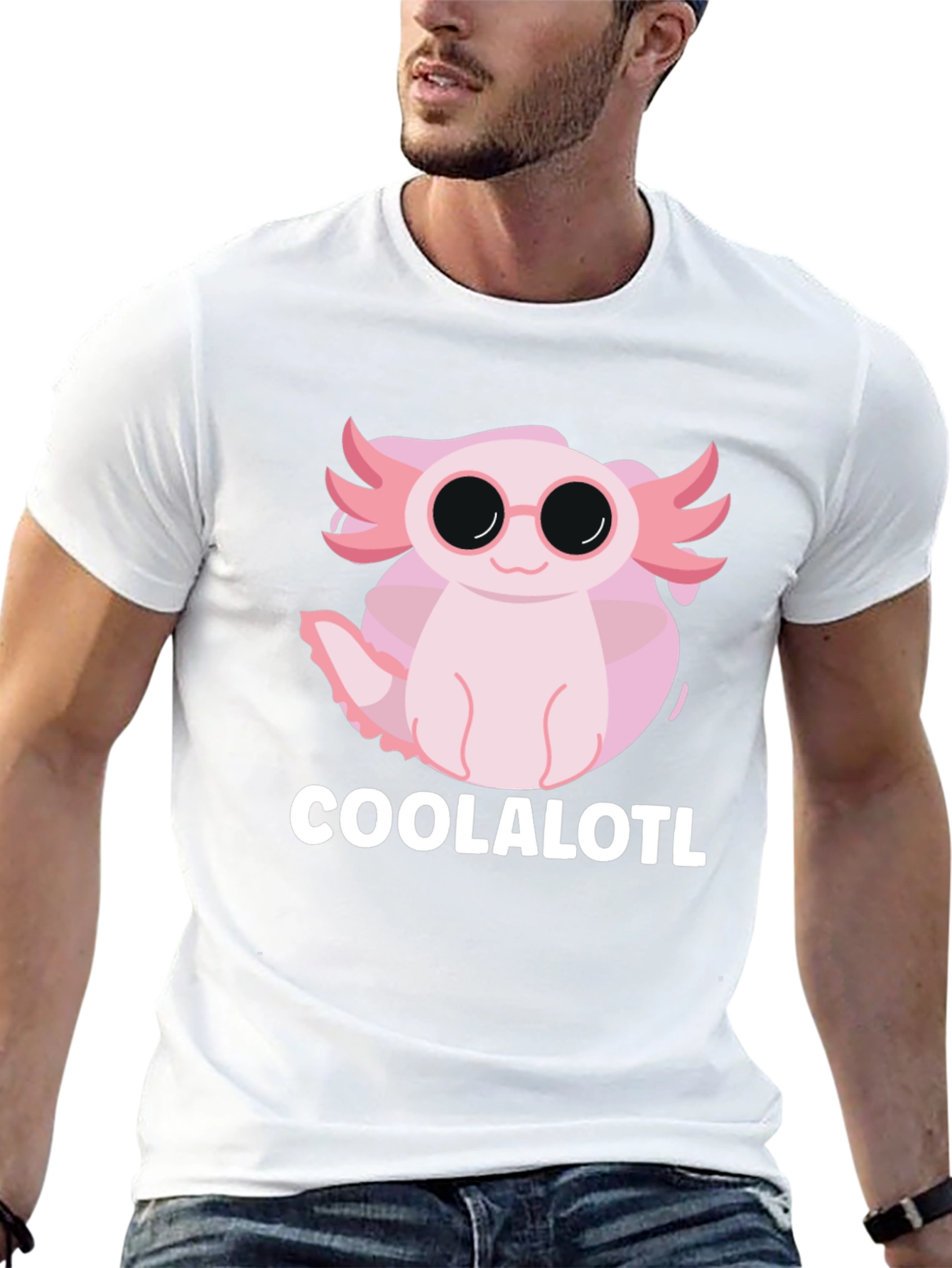 Coolalotl Axolotl T-Shirt - Fun Aquatic Tee