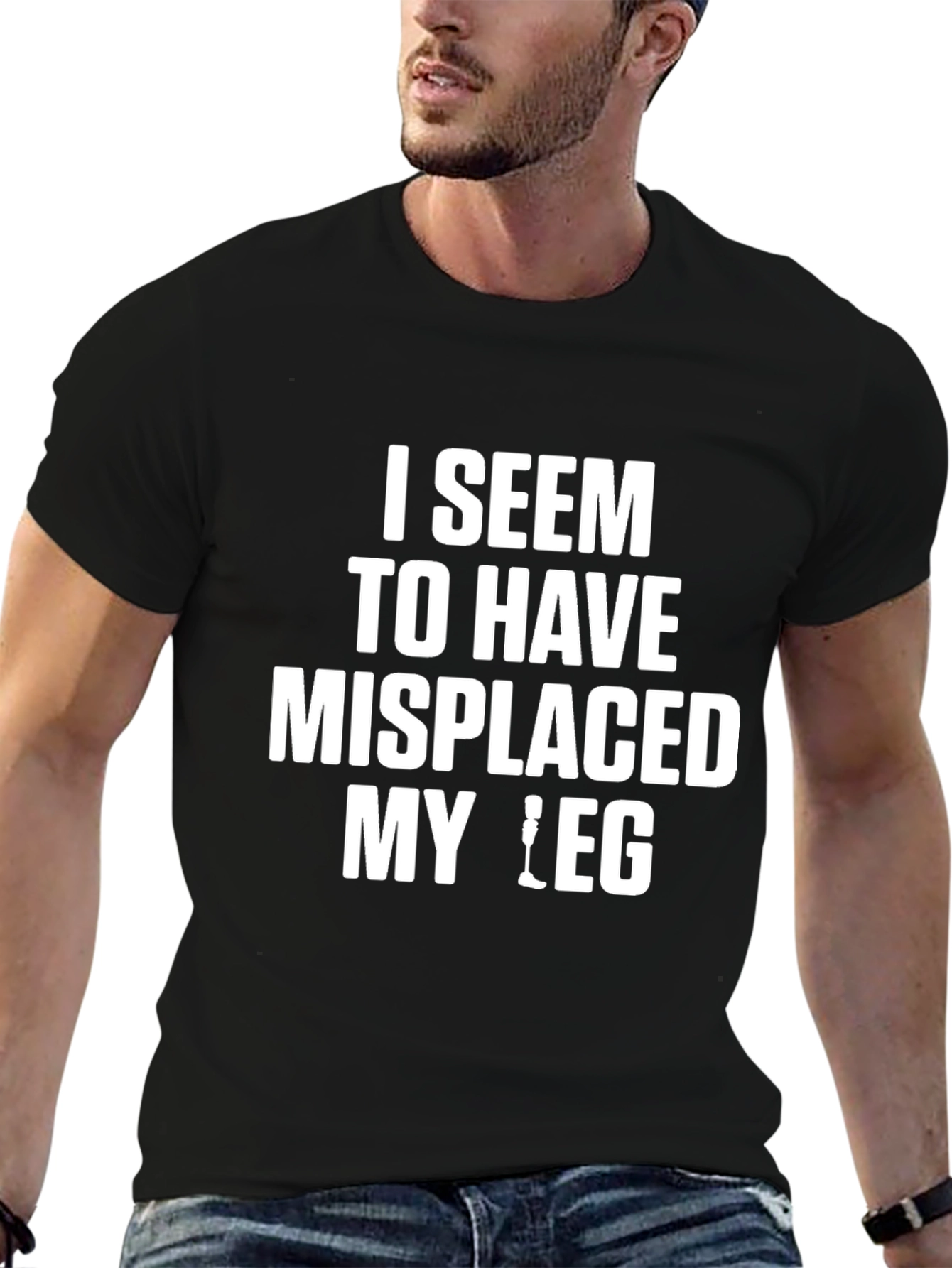 Funny Misplaced Leg T-Shirt