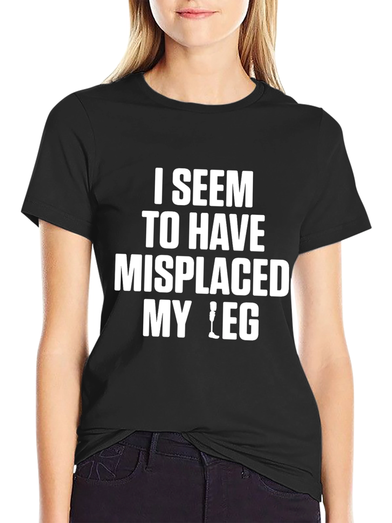 Funny Misplaced Leg T-Shirt