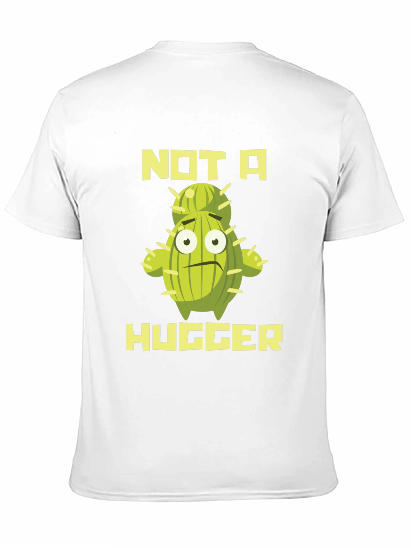 Not A Hugger Cactus Graphic T-Shirt
