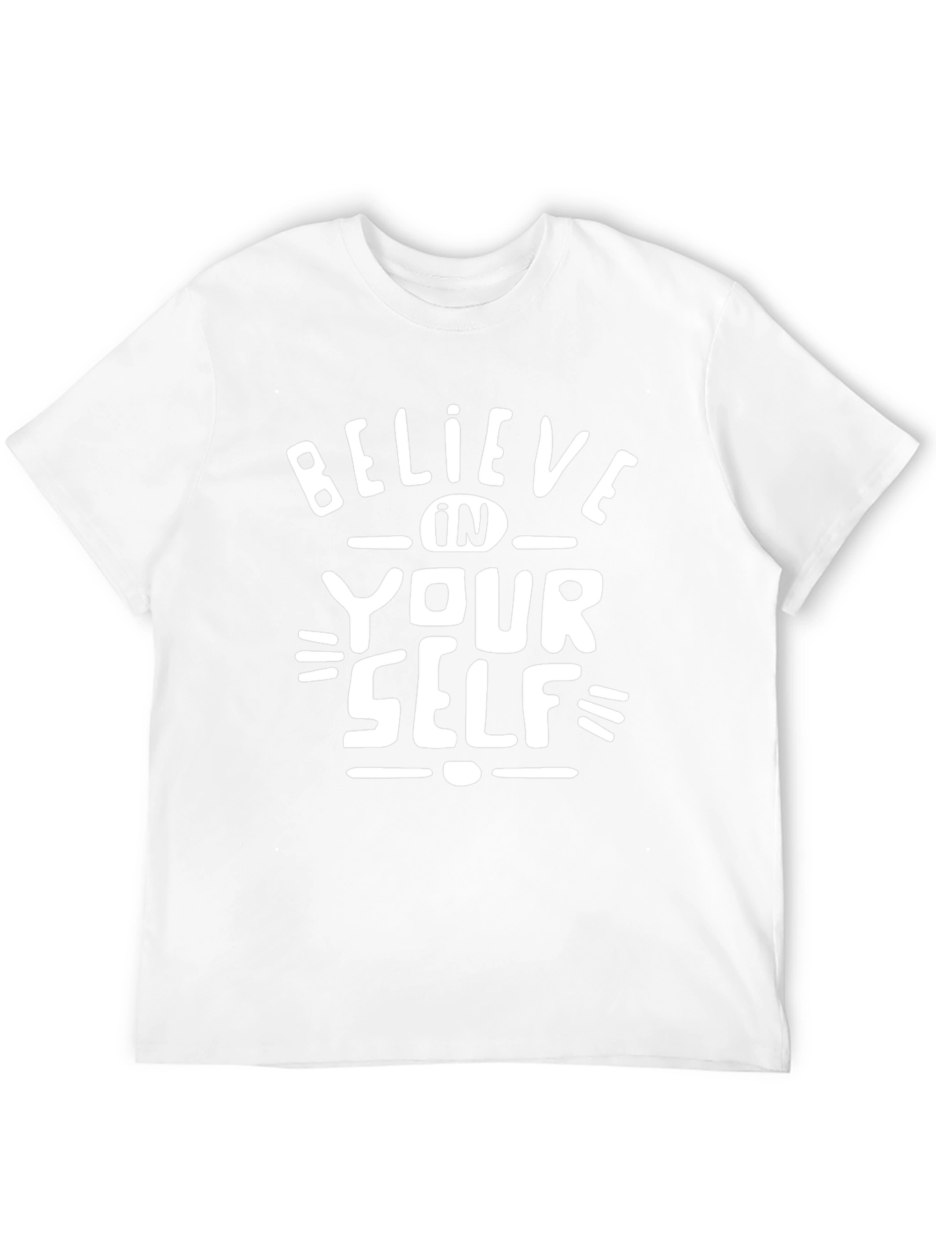 Believe In Yourself Graphic Tee - Black