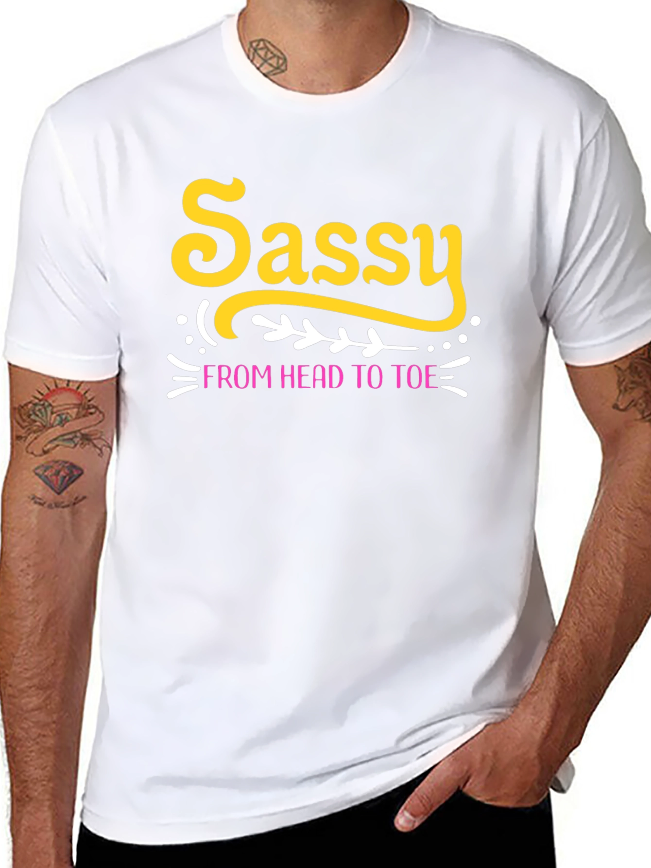 Sassy From Head To Toe Black Tee