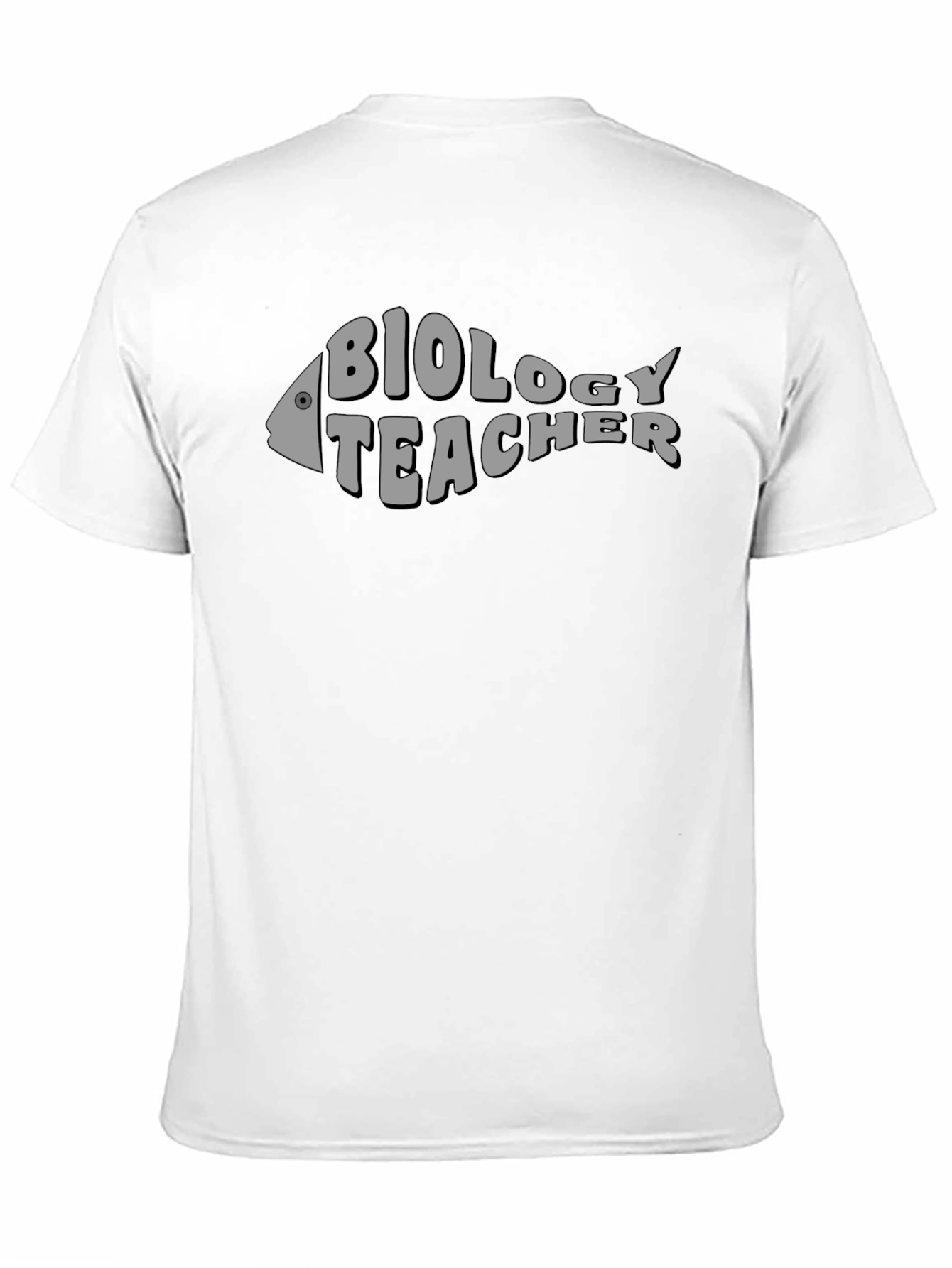 Biology Teacher Fishbone Graphic T-Shirt