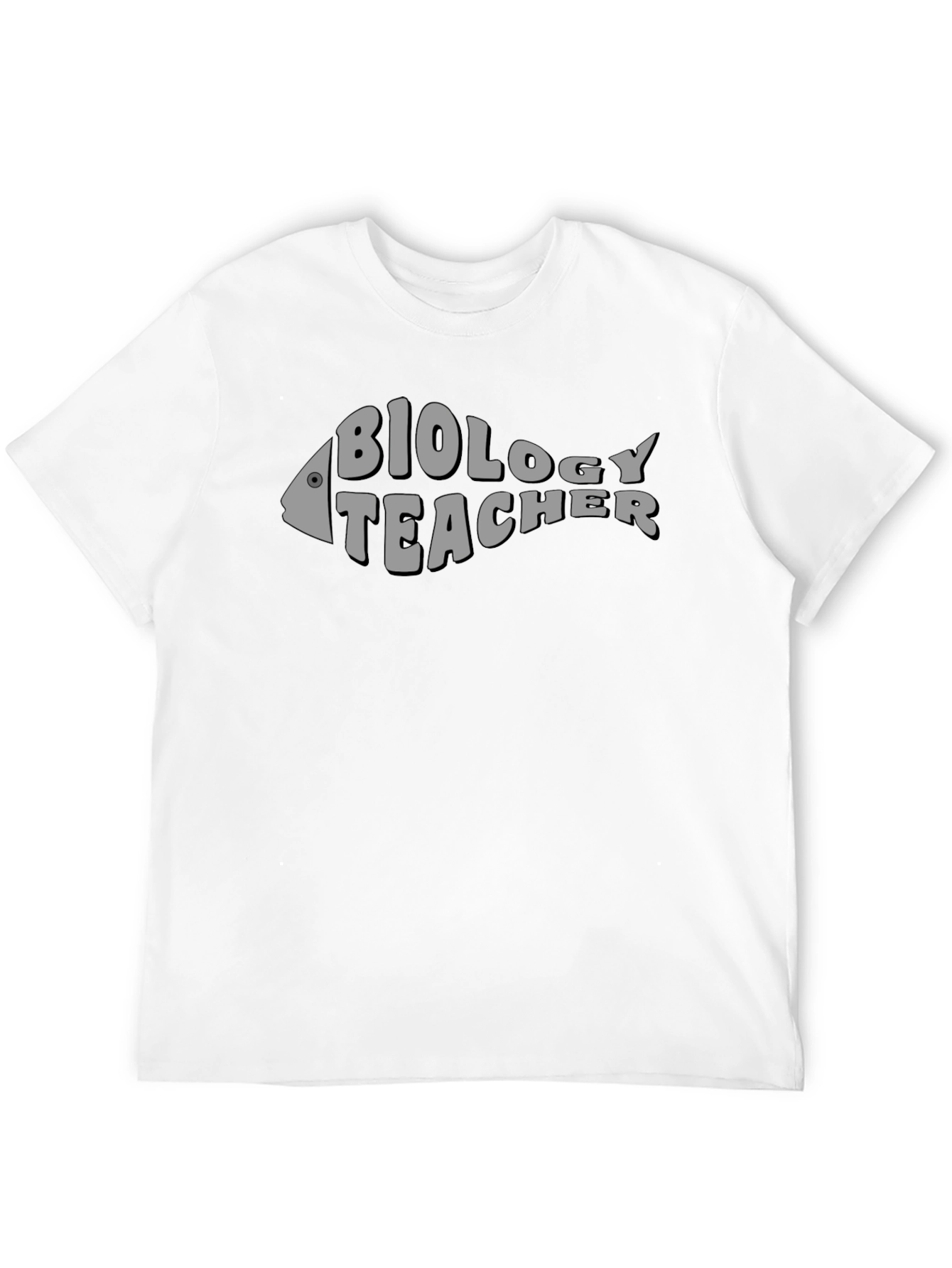Biology Teacher Fishbone Graphic T-Shirt