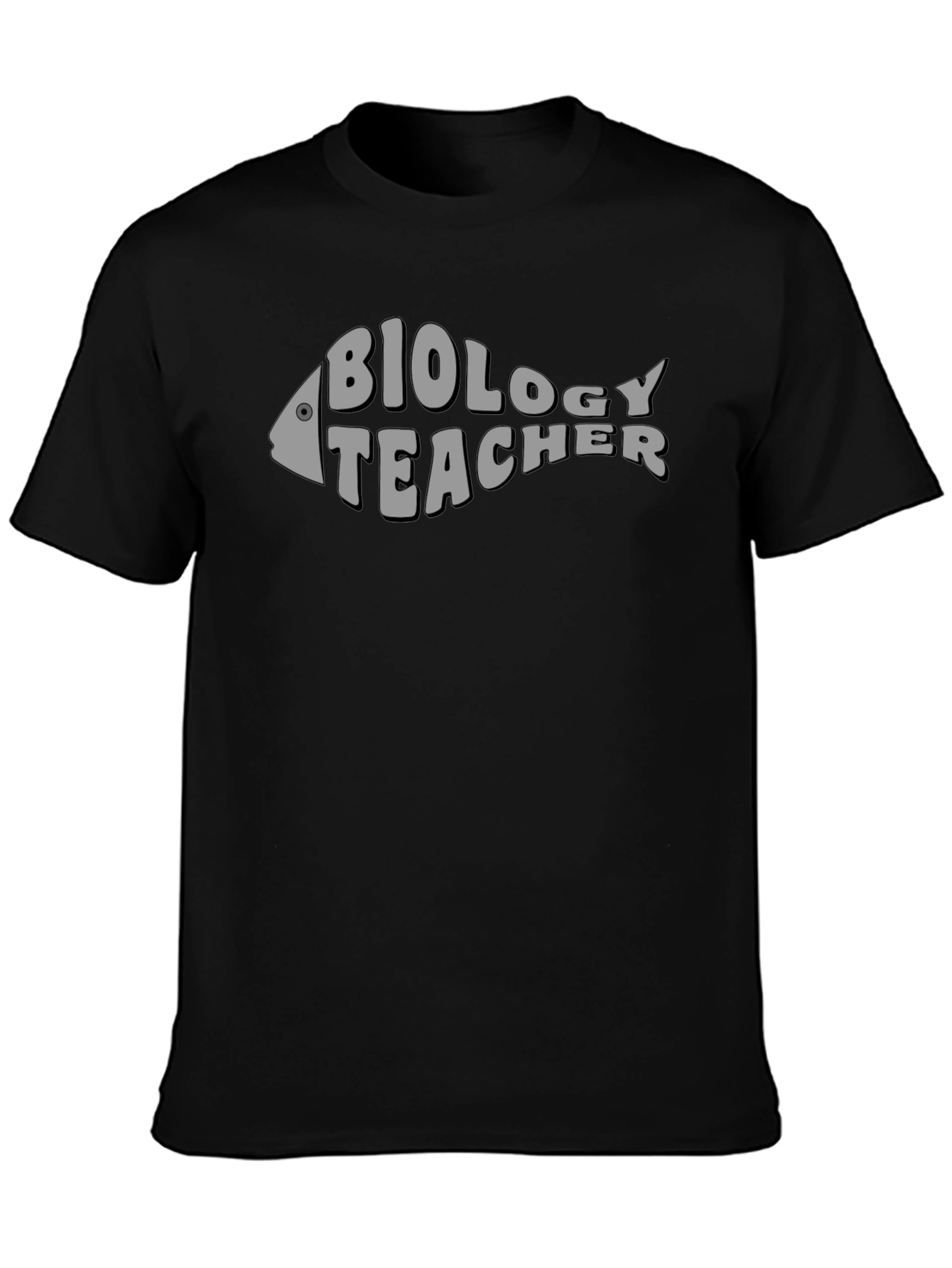 Biology Teacher Fishbone Graphic T-Shirt