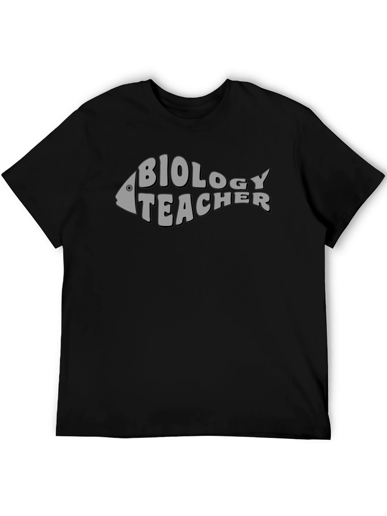 Biology Teacher Fishbone Graphic T-Shirt