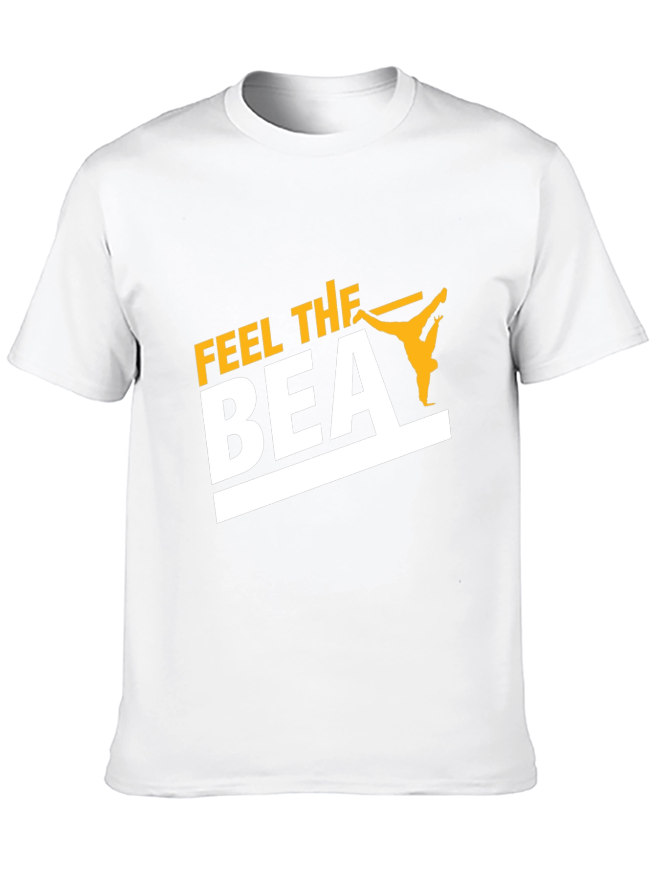 Feel the Beat Black T-Shirt - Street Dance Design