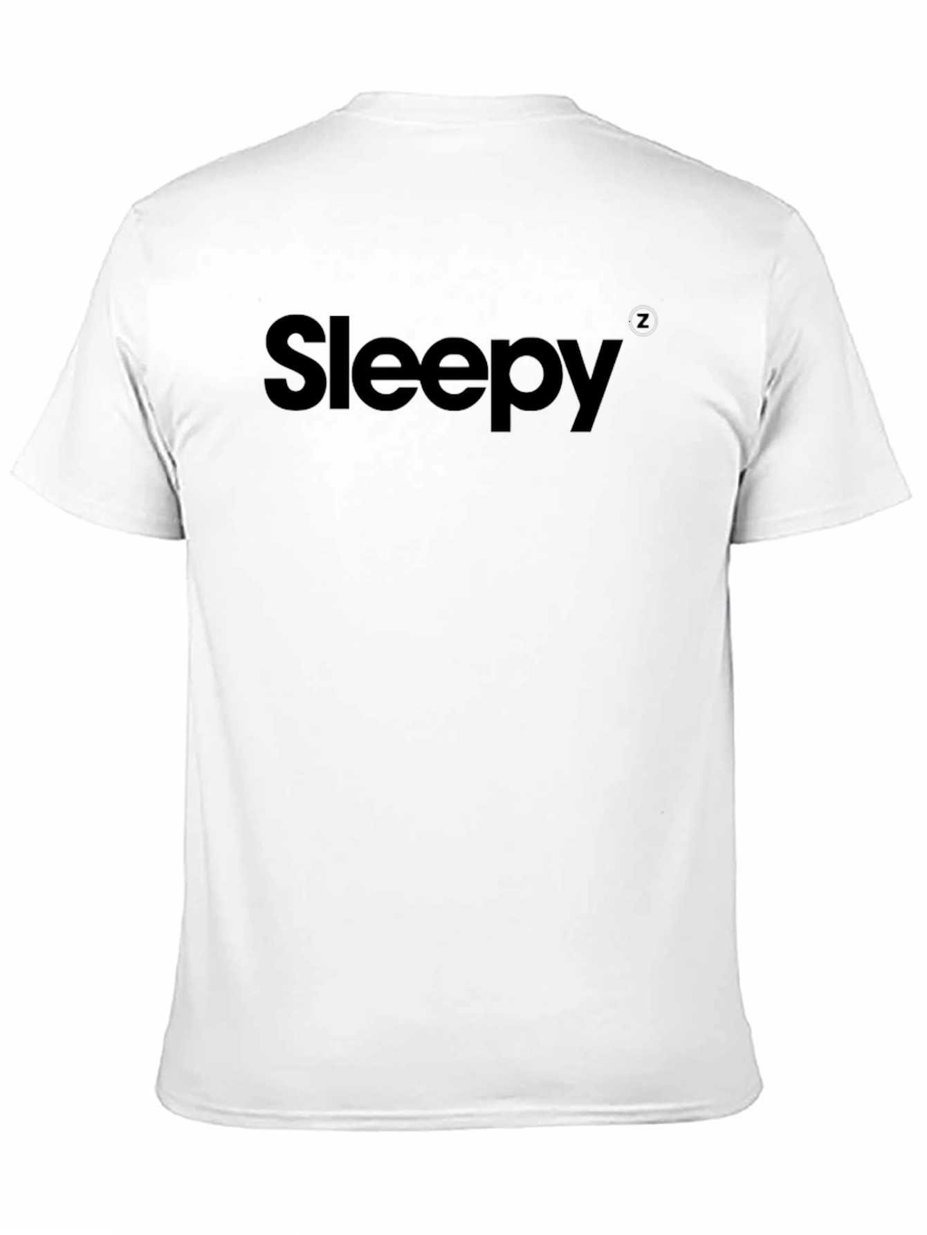 Sleepy Black Graphic Tee - Soft Cotton Comfort