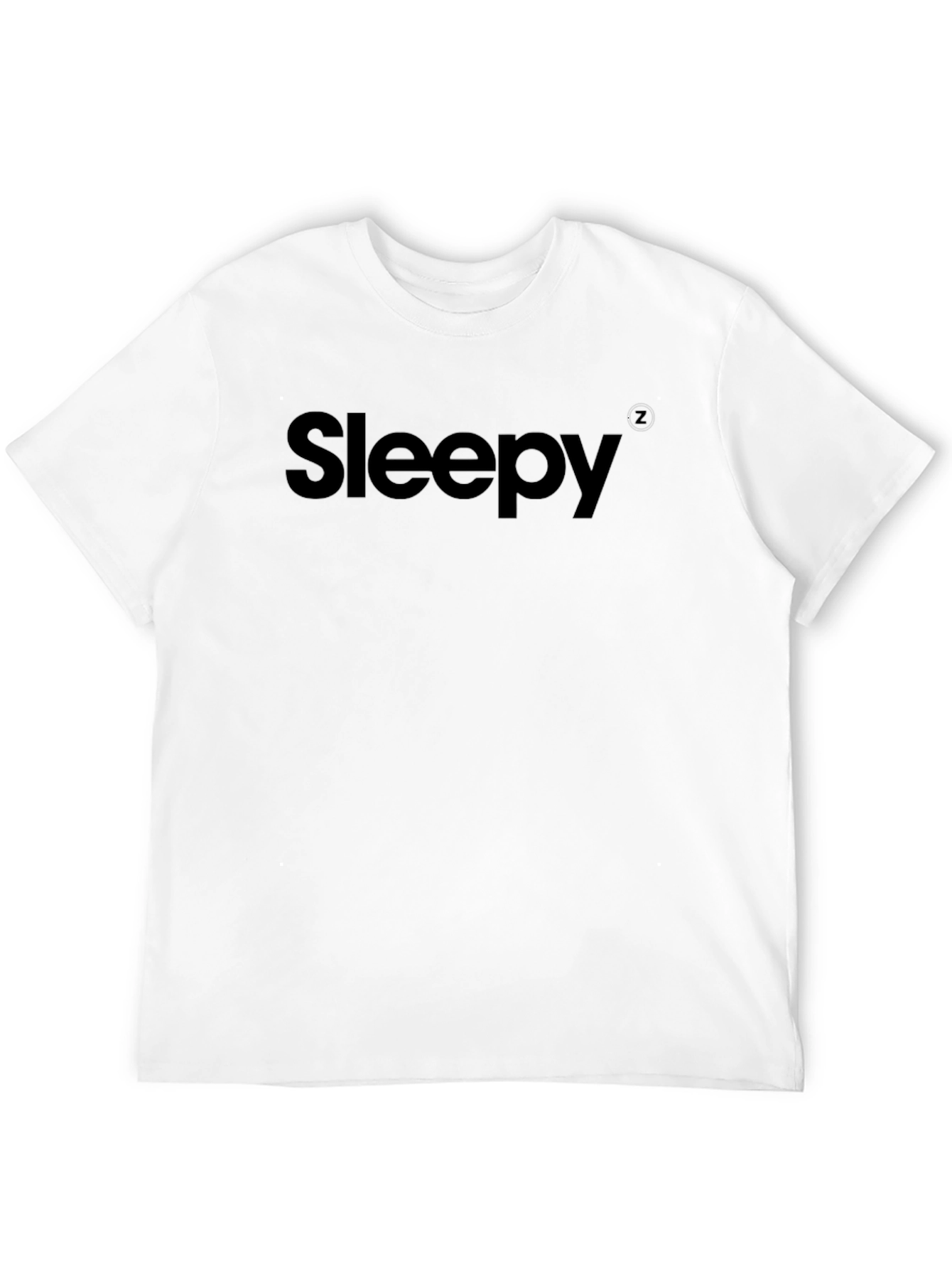 Sleepy Black Graphic Tee - Soft Cotton Comfort