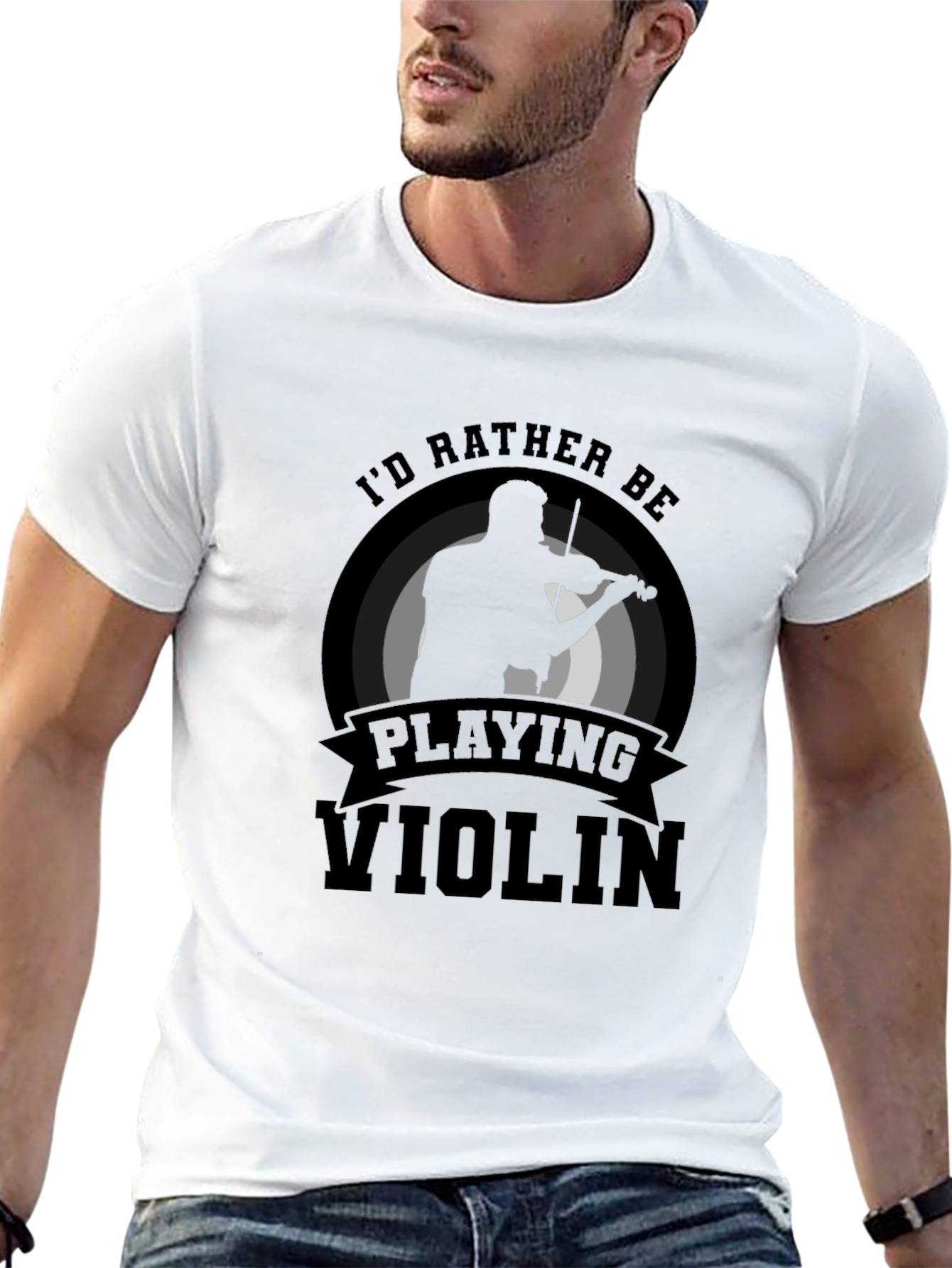 Id Rather Be Playing Violin T-Shirt