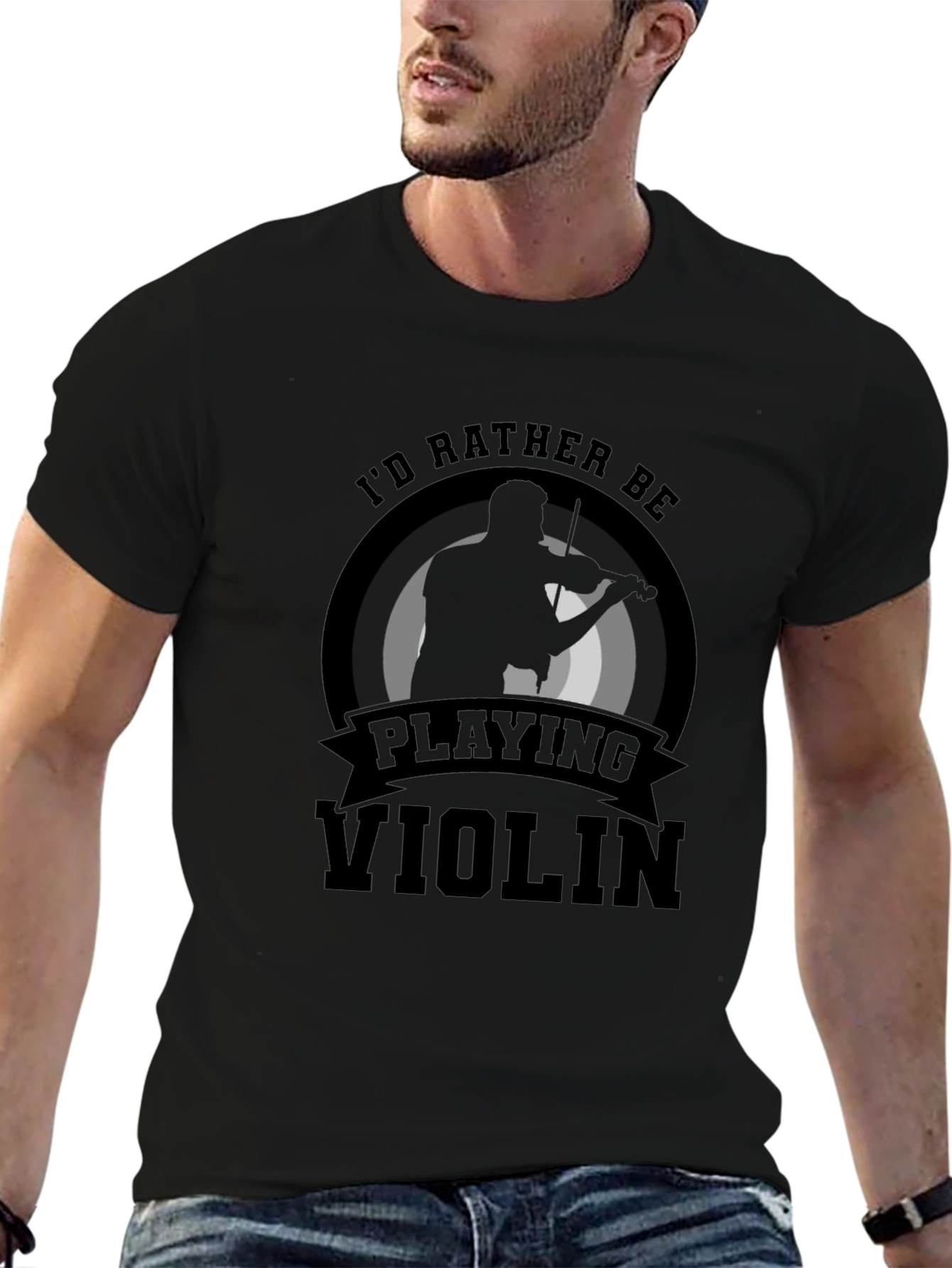 Id Rather Be Playing Violin T-Shirt