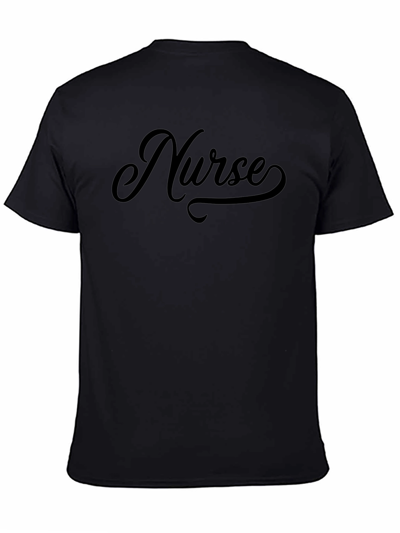 Nurse Graphic T-Shirt - Classic Fit Black