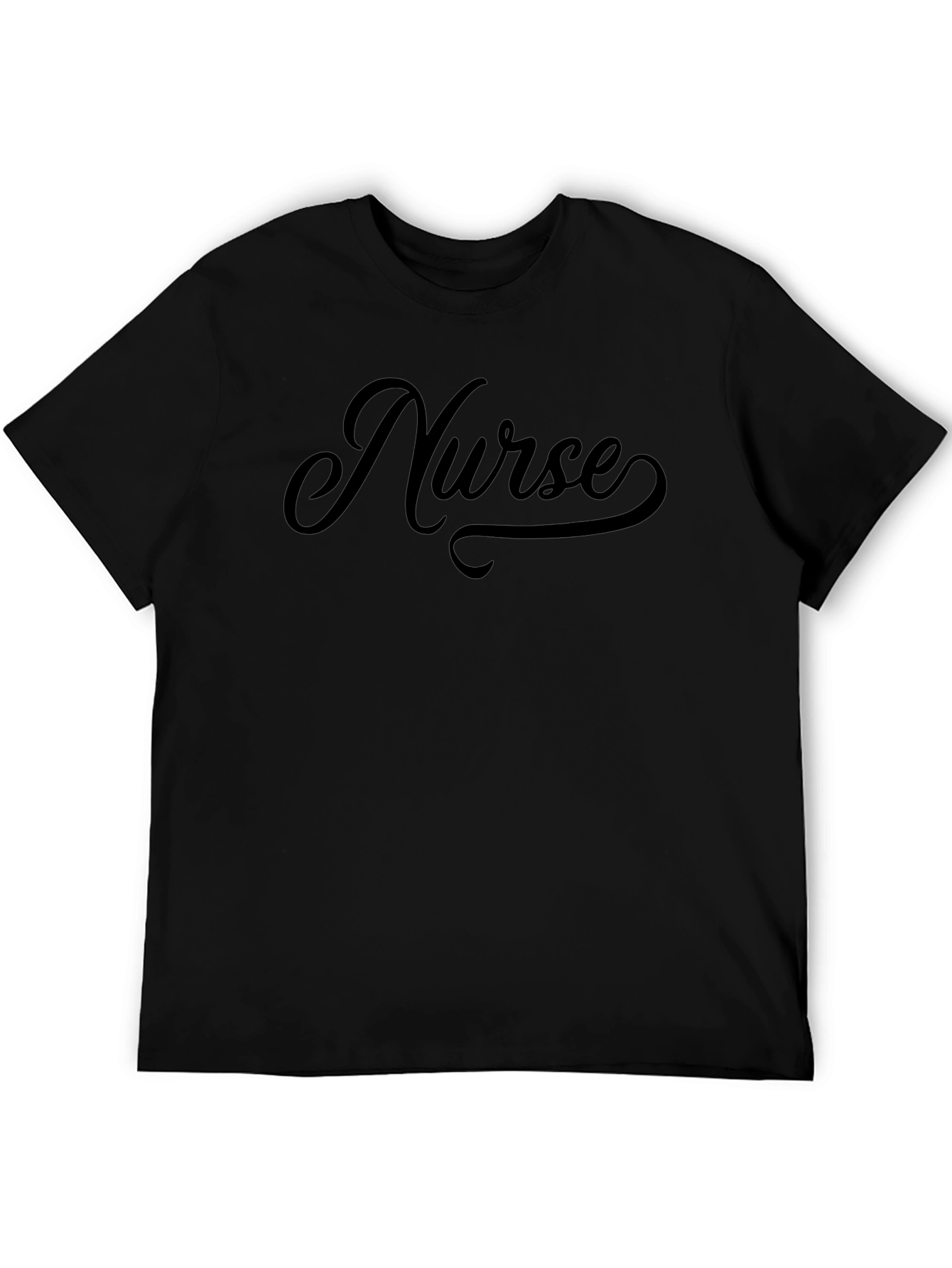 Nurse Graphic T-Shirt - Classic Fit Black