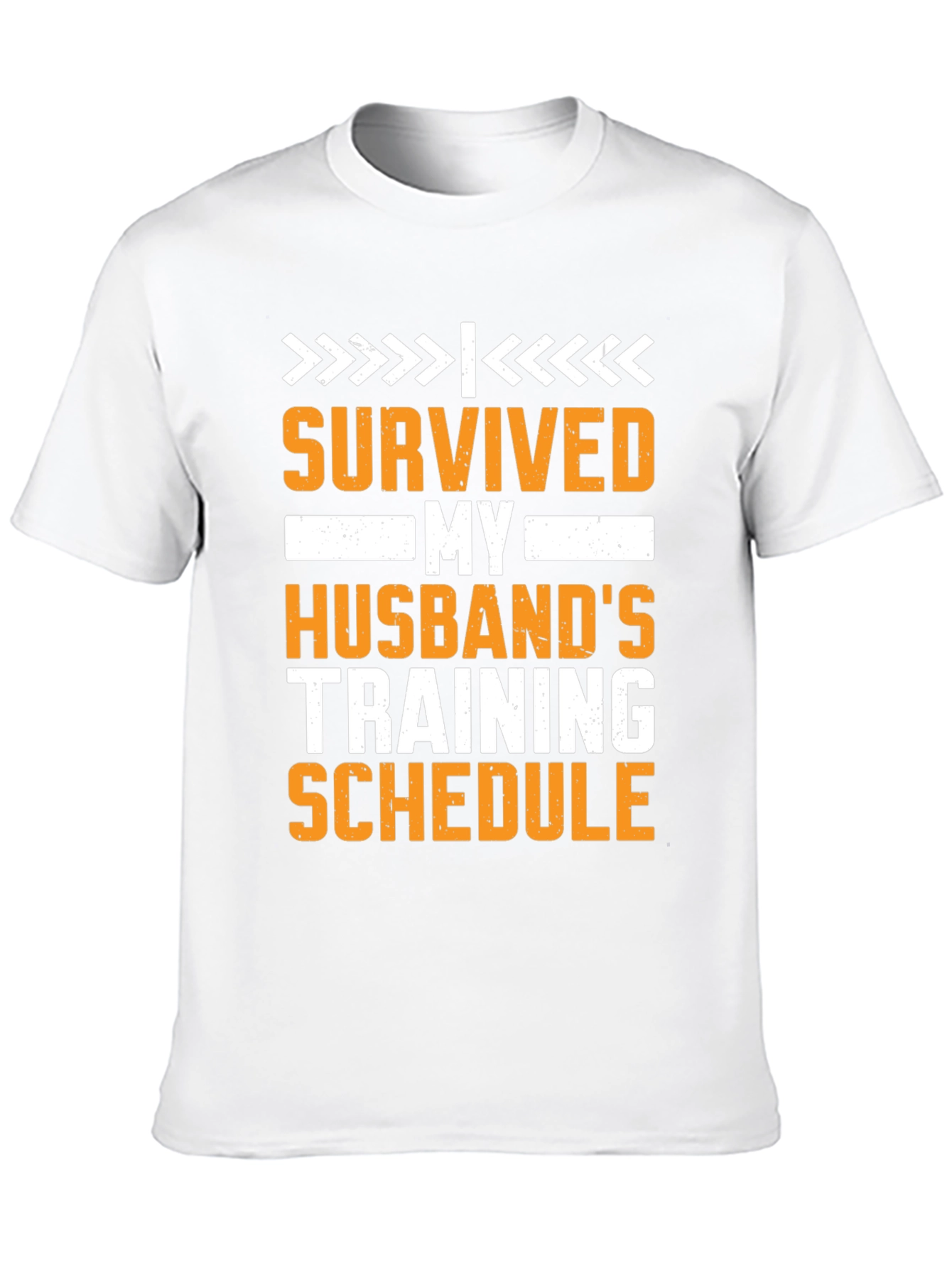 Humorous Survived Husbands Training Schedule T-Shirt