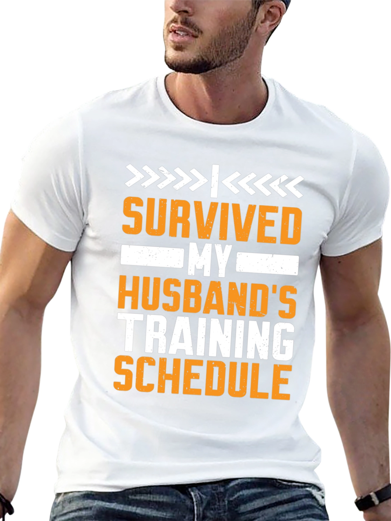 Humorous Survived Husbands Training Schedule T-Shirt