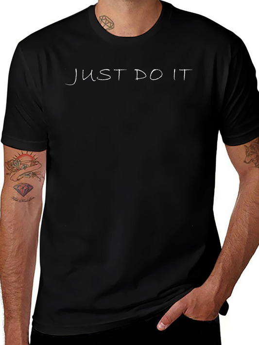 Just Do It Graphic Tee - Black
