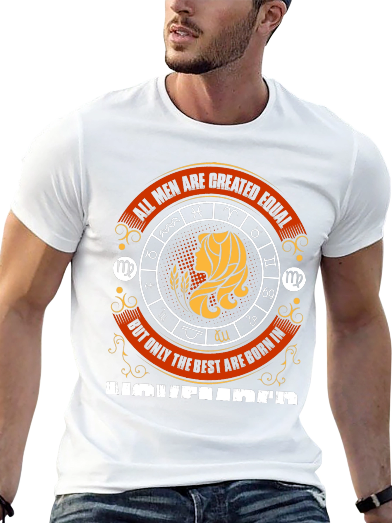 November Zodiac Virgo Mens T-Shirt