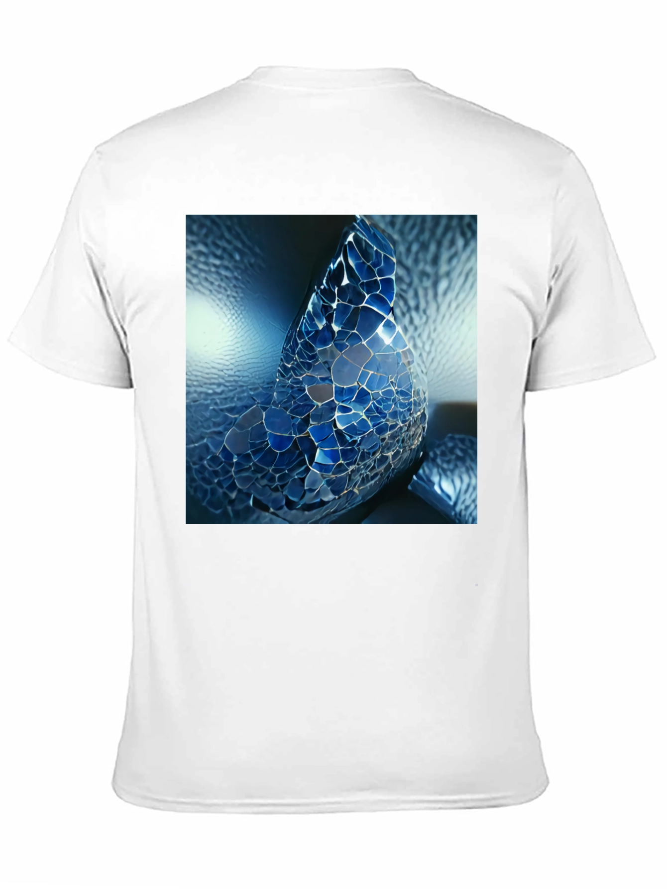Mosaic Butterfly Graphic Tee - Black Unisex Shirt